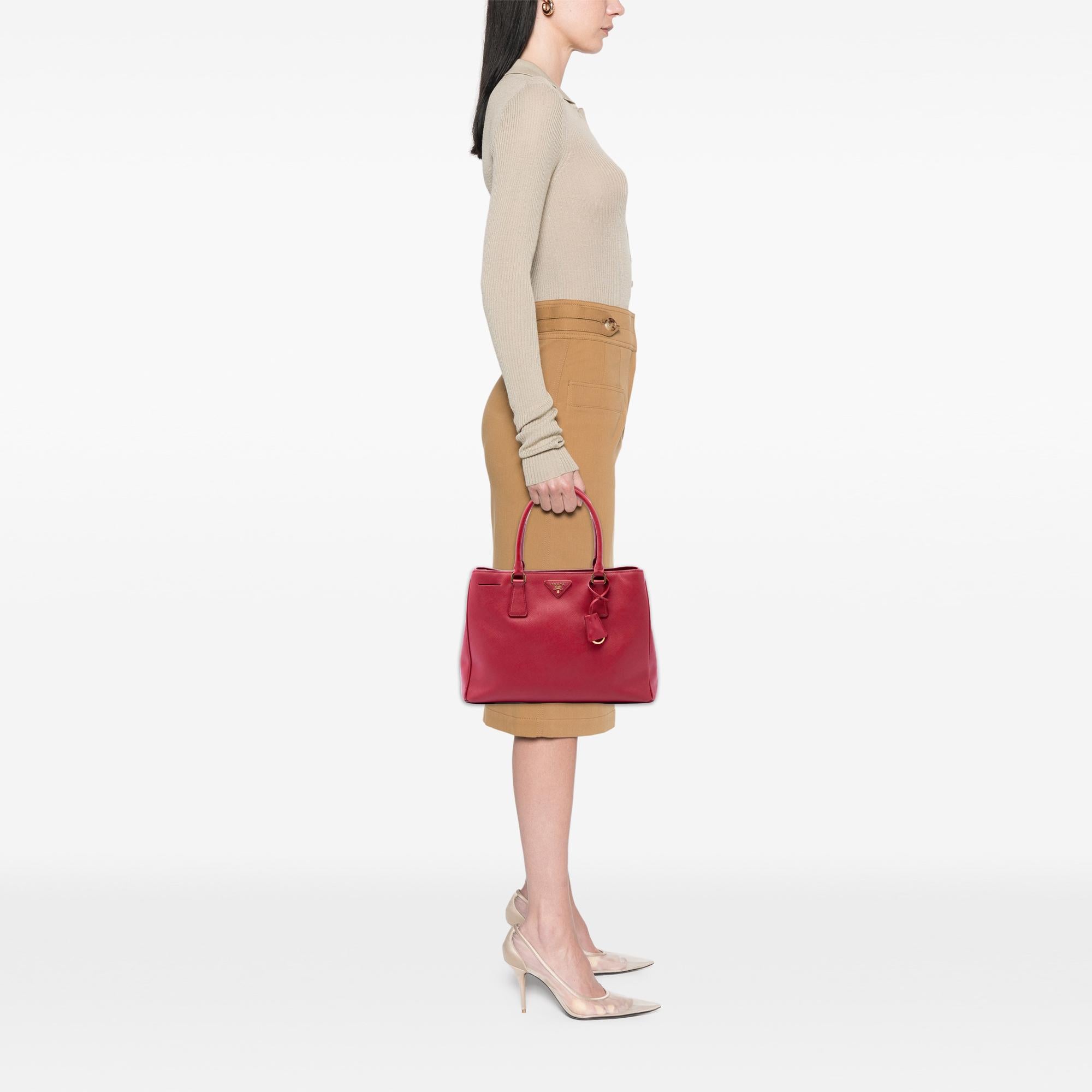 Prada Medium Saffiano Lux Galleria Tote
