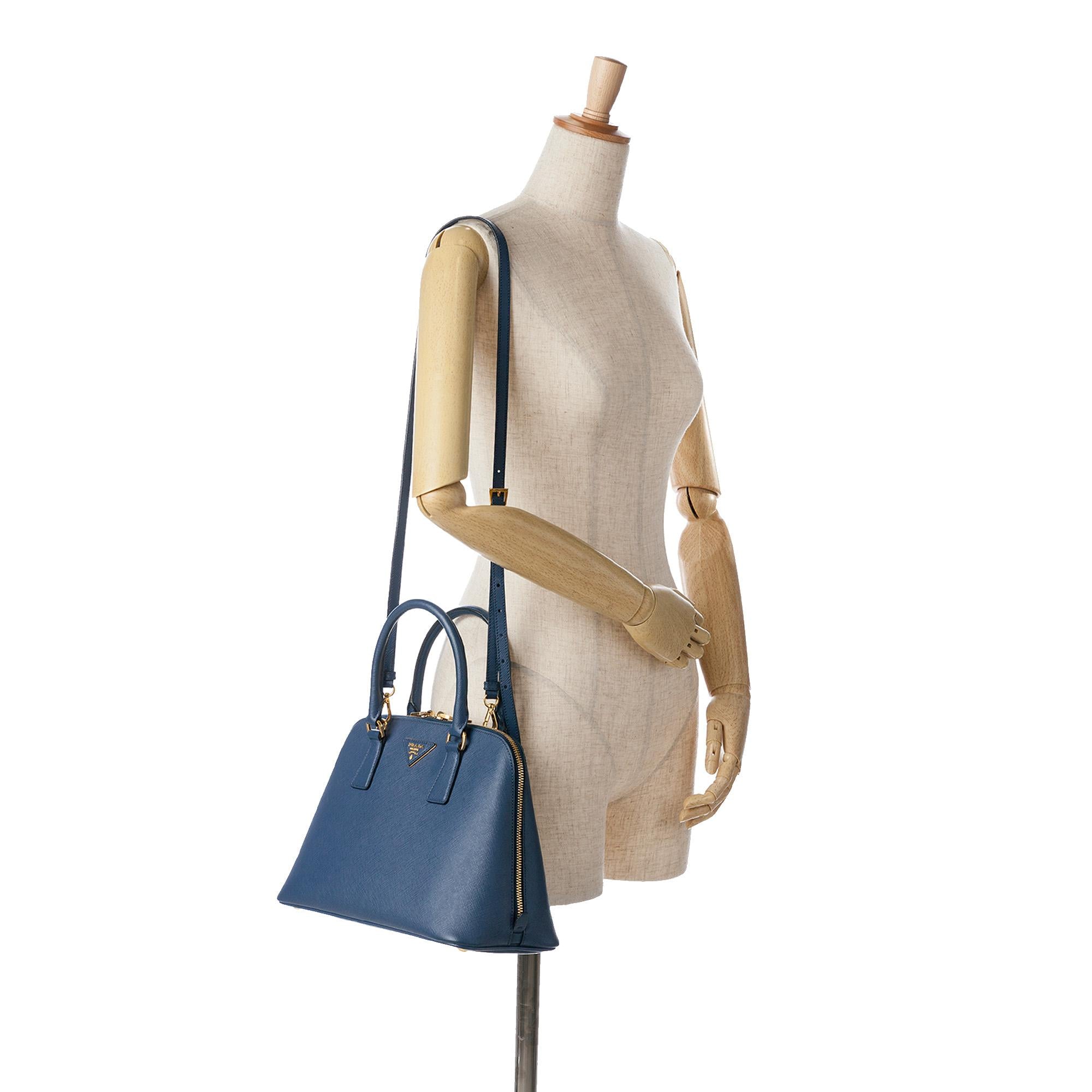 Prada Medium Saffiano Lux Promenade Satchel (SHG-NukDFP)