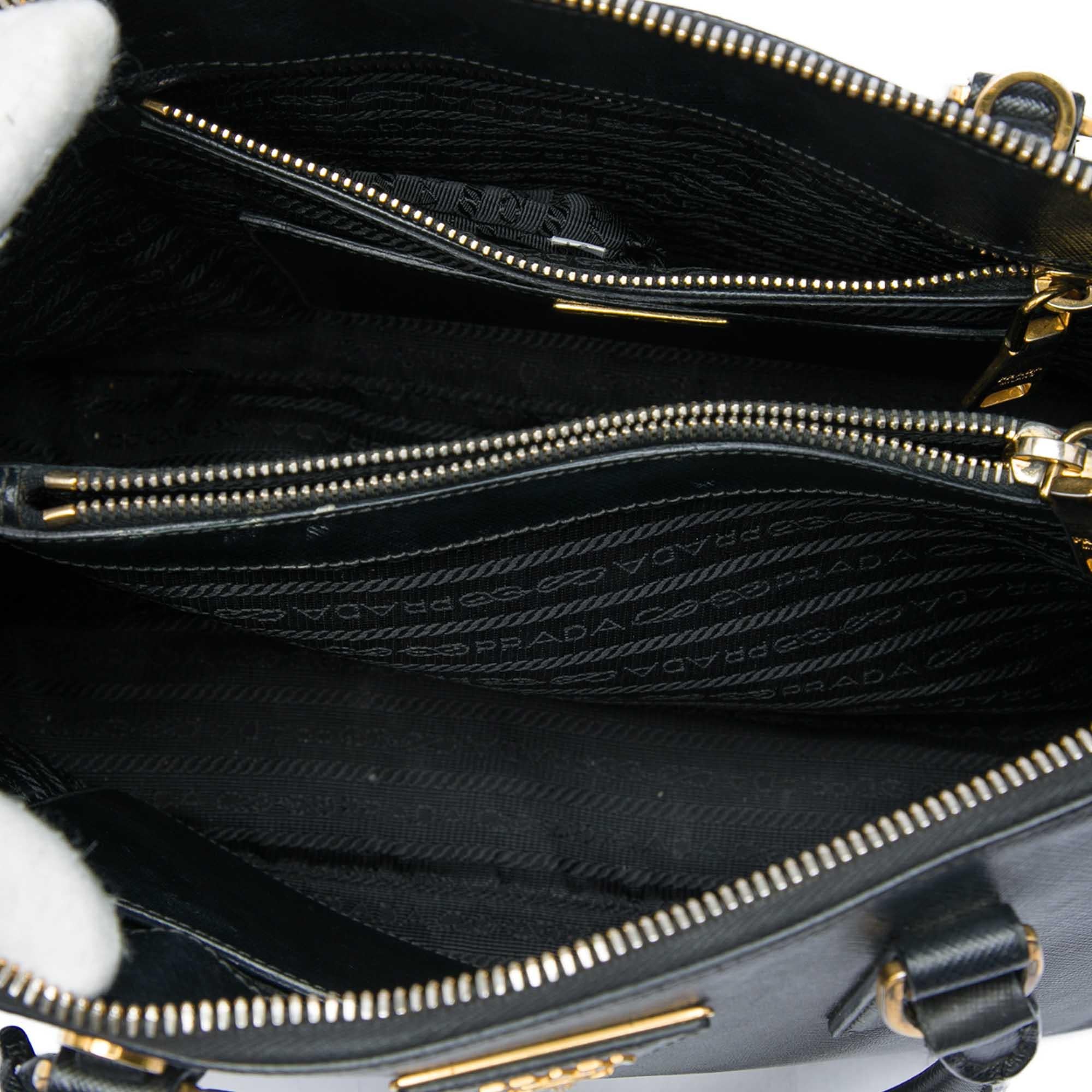 Prada Medium Saffiano Lux Promenade Satchel