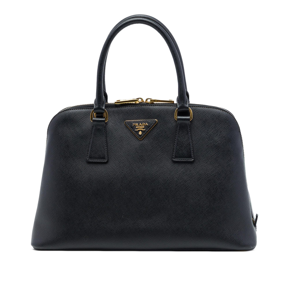 Prada Medium Saffiano Lux Promenade Satchel