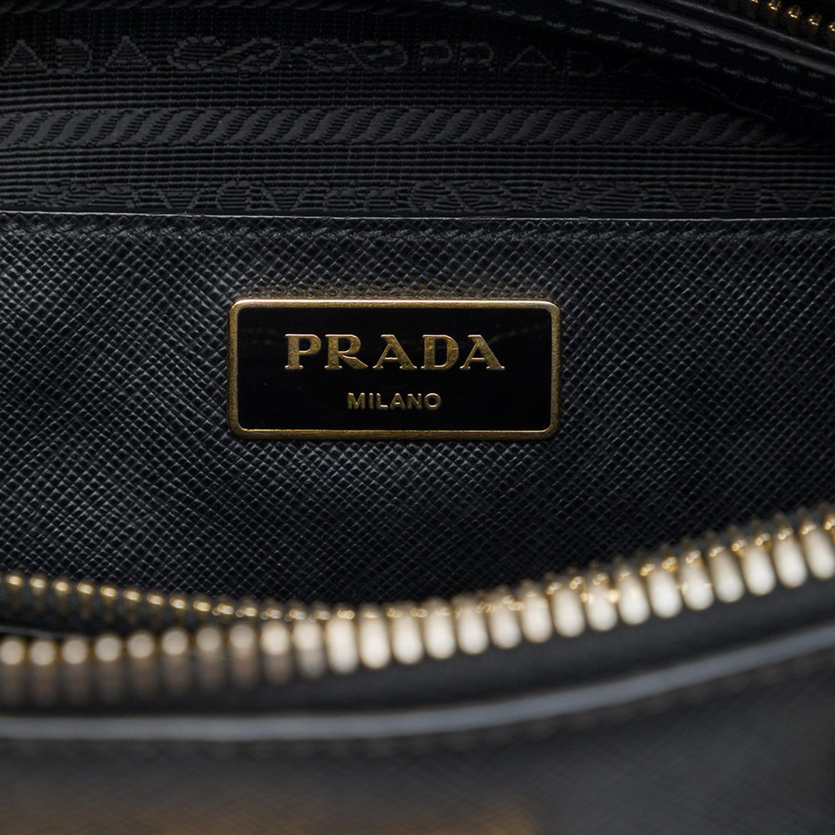 Prada Medium Saffiano Lux Promenade Satchel