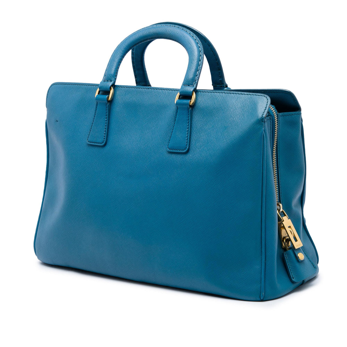 Prada Medium Saffiano Lux Zip Tote