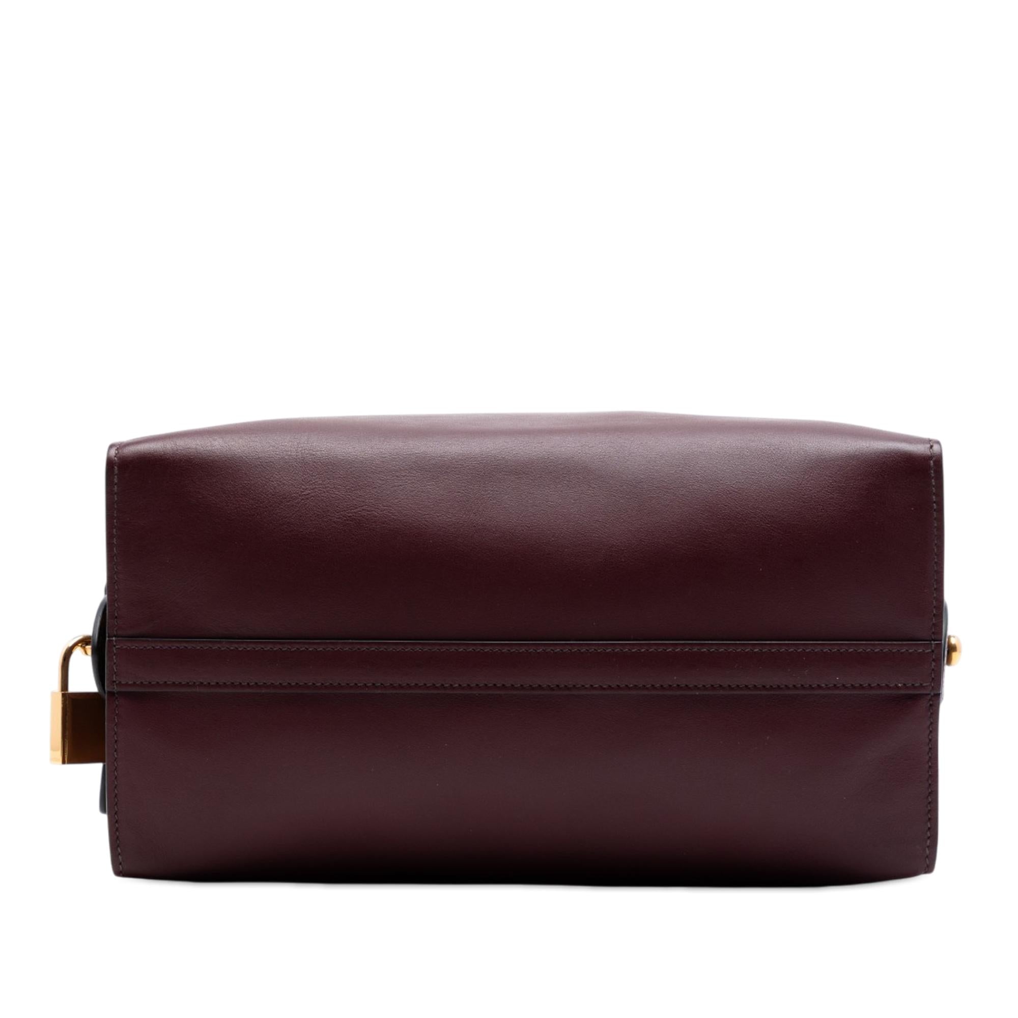 Prada Medium Saffiano Trimmed City Calf Greca Esplanade Satchel