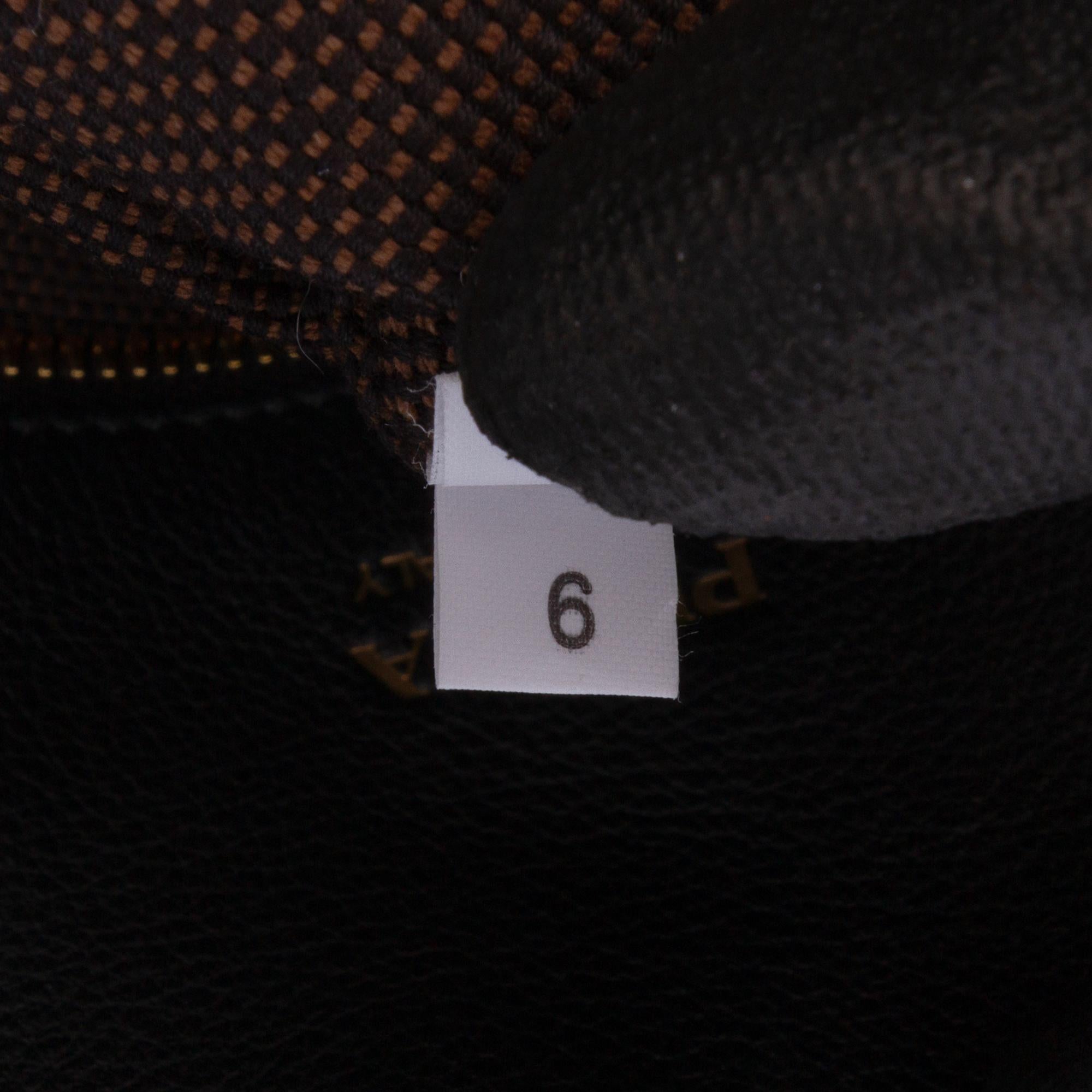 Prada Medium Soft Grain Leather Shopping Bag