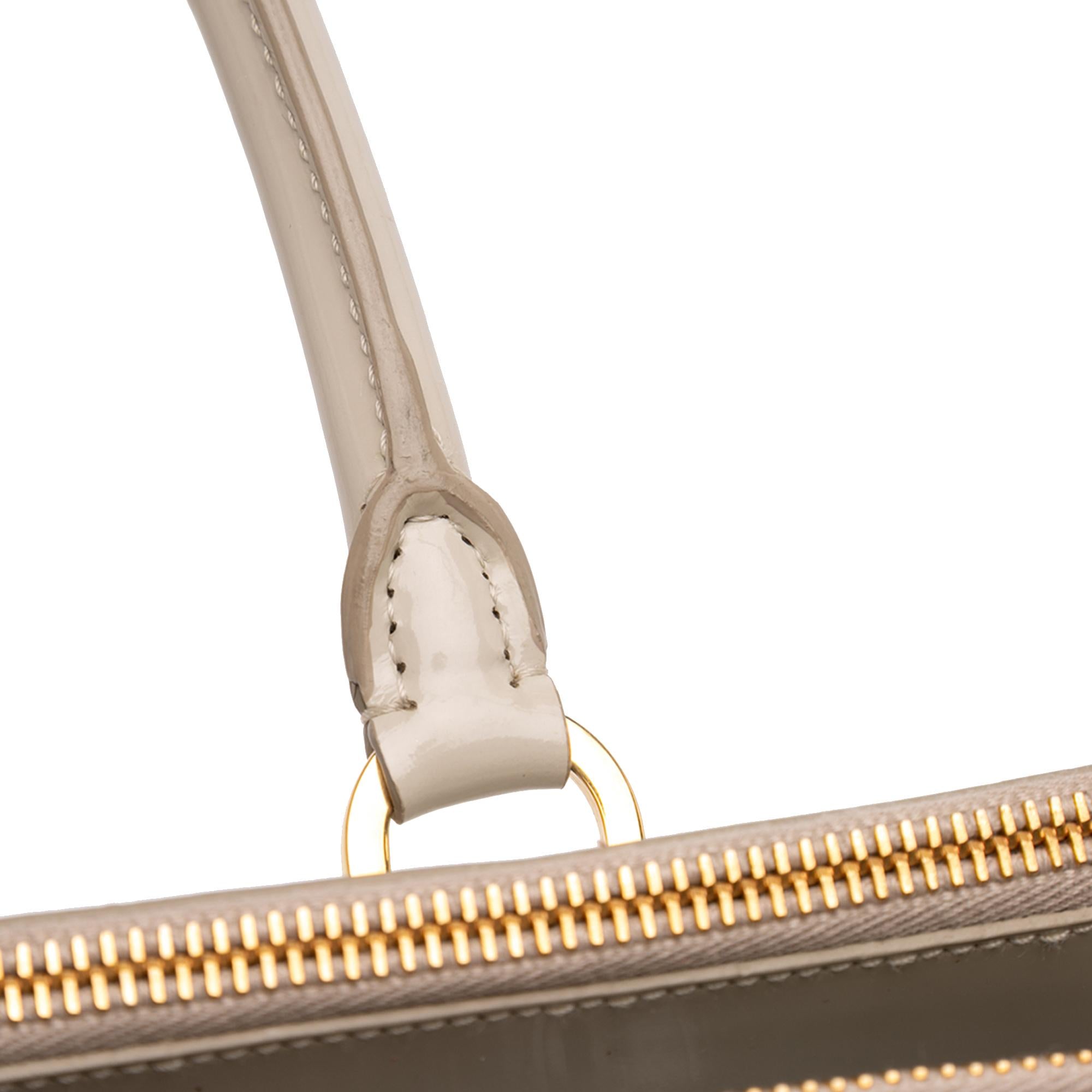 Prada Medium Spazzolato Galleria Double Zip Satchel