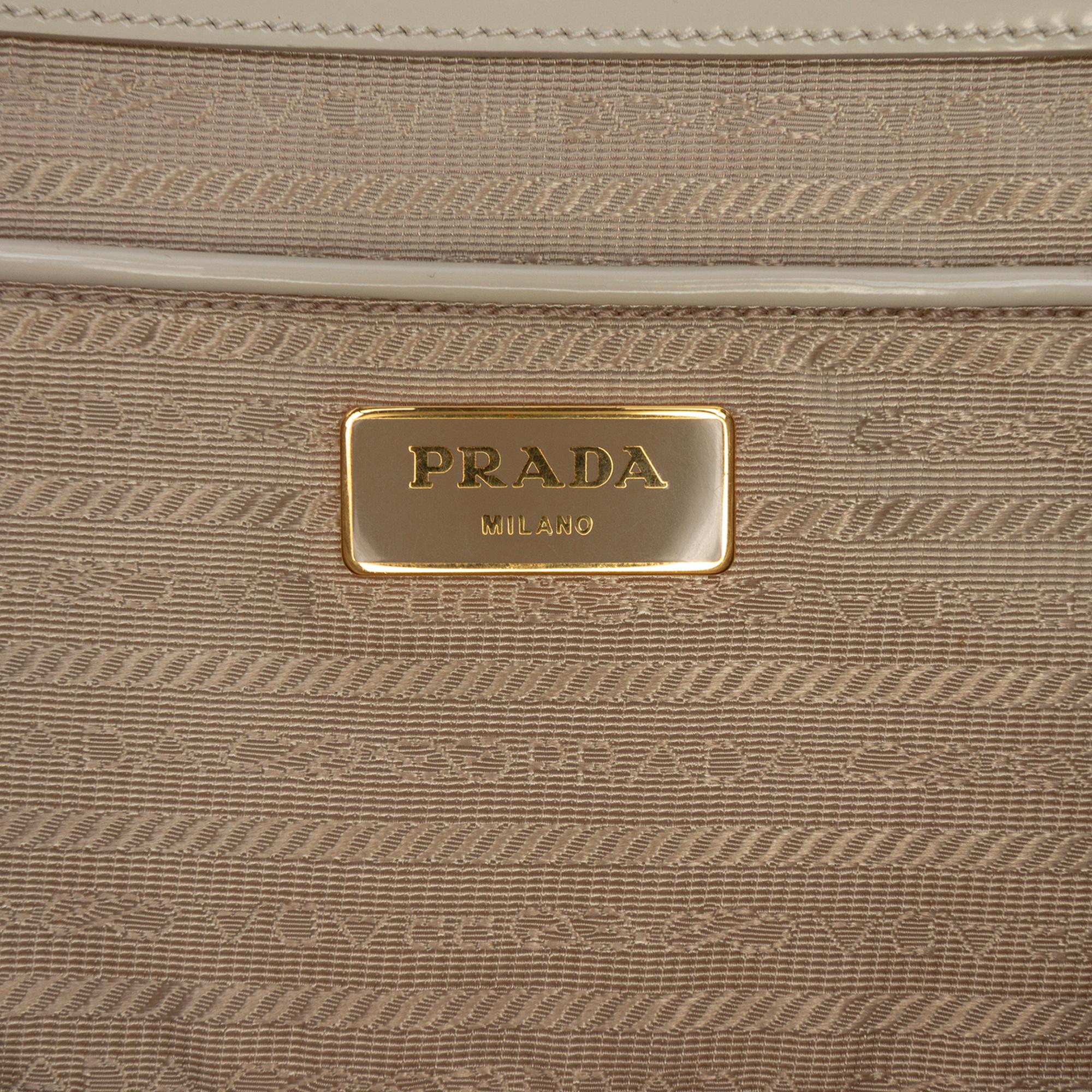 Prada Medium Spazzolato Galleria Double Zip Satchel