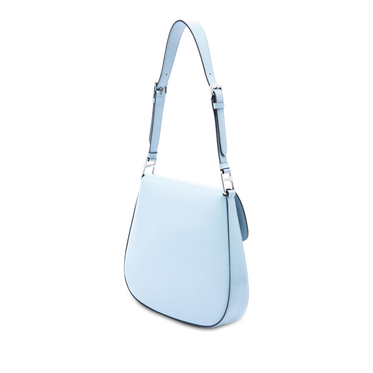 Prada Medium Spazzolato Leather Cleo Flap Crossbody