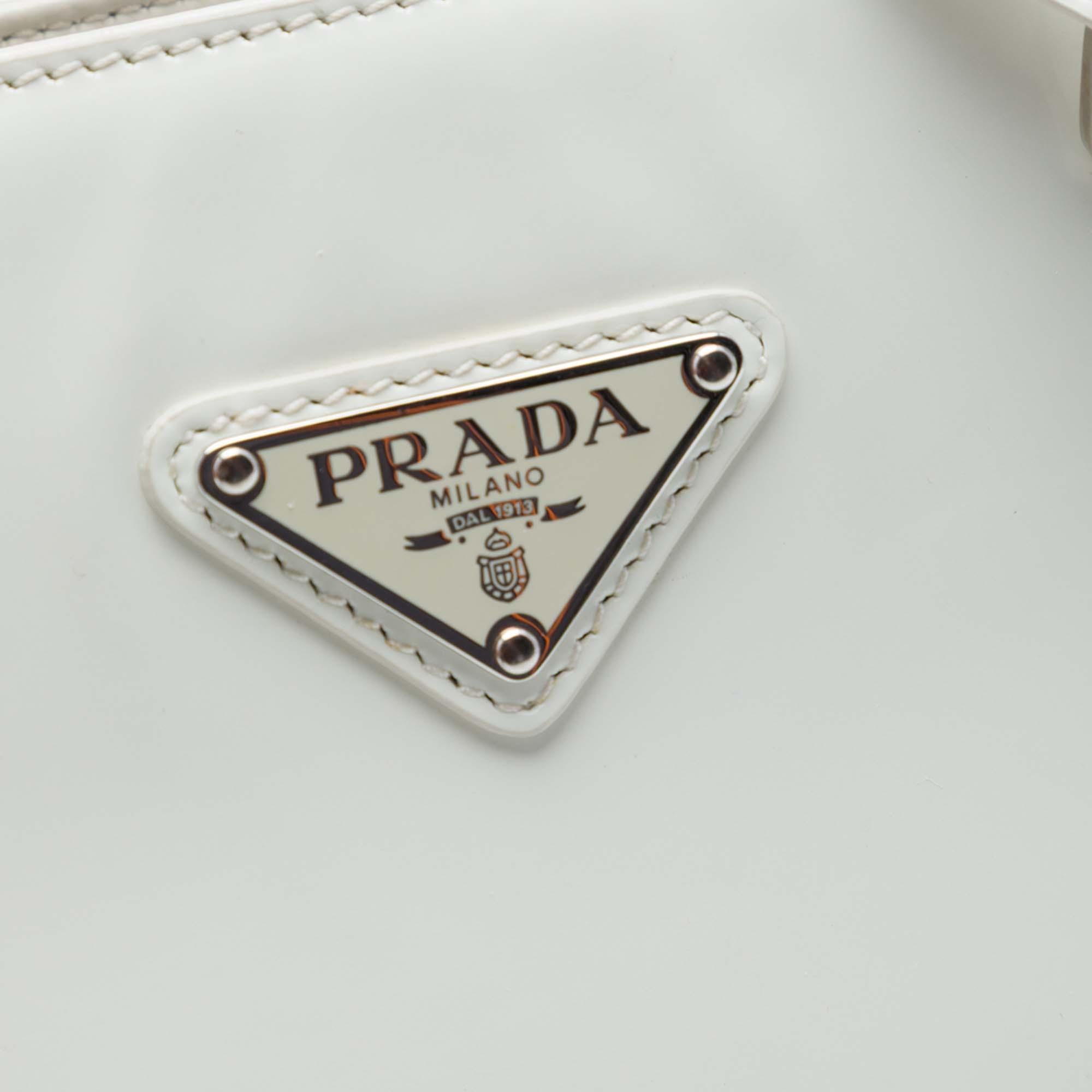 Prada Medium Spazzolato Leather Satchel