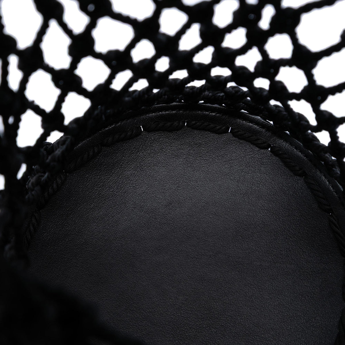 Prada Mesh and Leather Bucket Bag