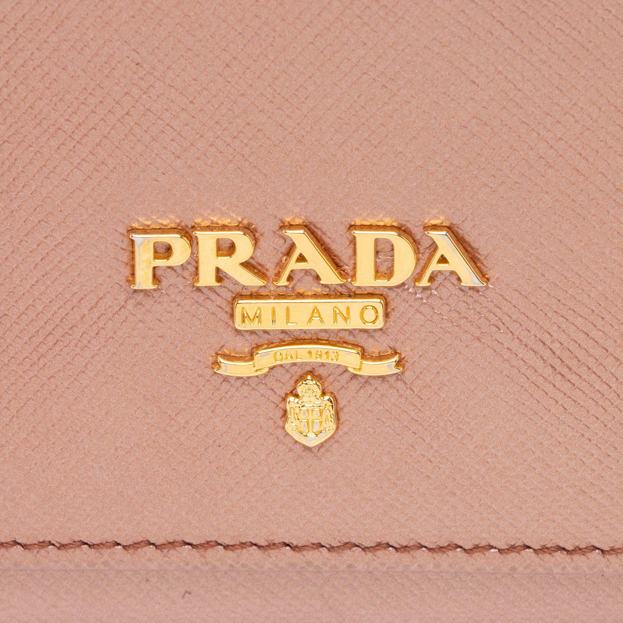 Prada Metallic Saffiano Continental Wallet (SHF-LofAvT)