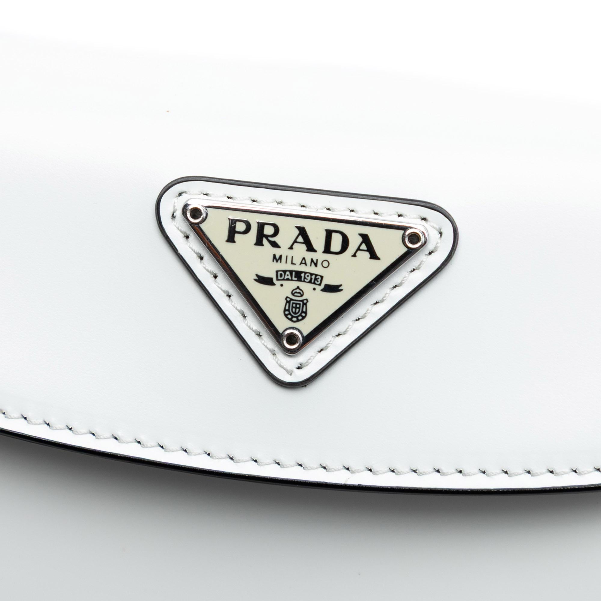 Prada Mini Brushed Leather Cleo Bag