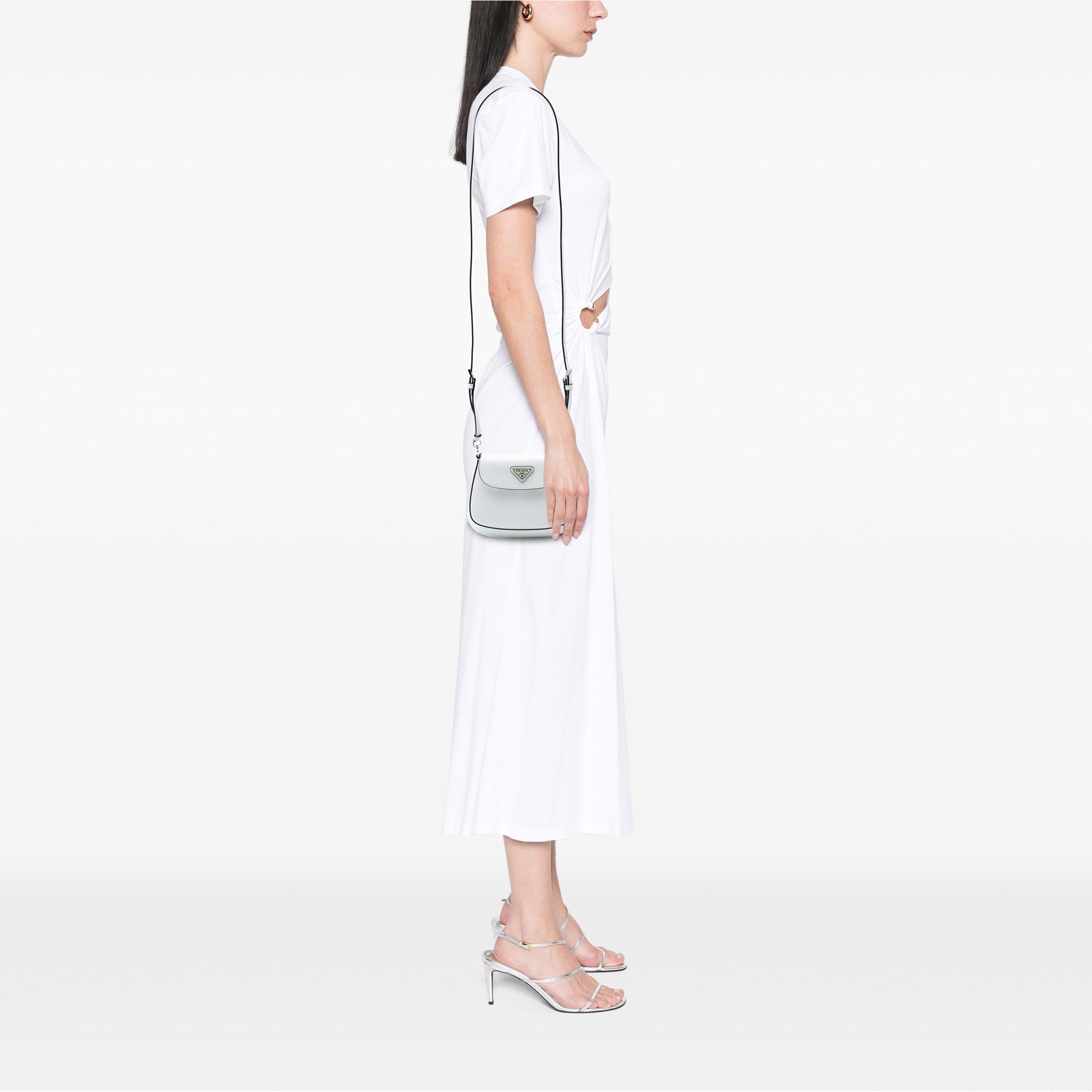 Prada Mini Brushed Leather Cleo Bag