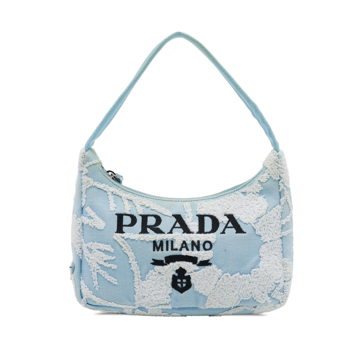 Prada Mini Embroidered Drill Re Edition 2000 Shoulder Bag