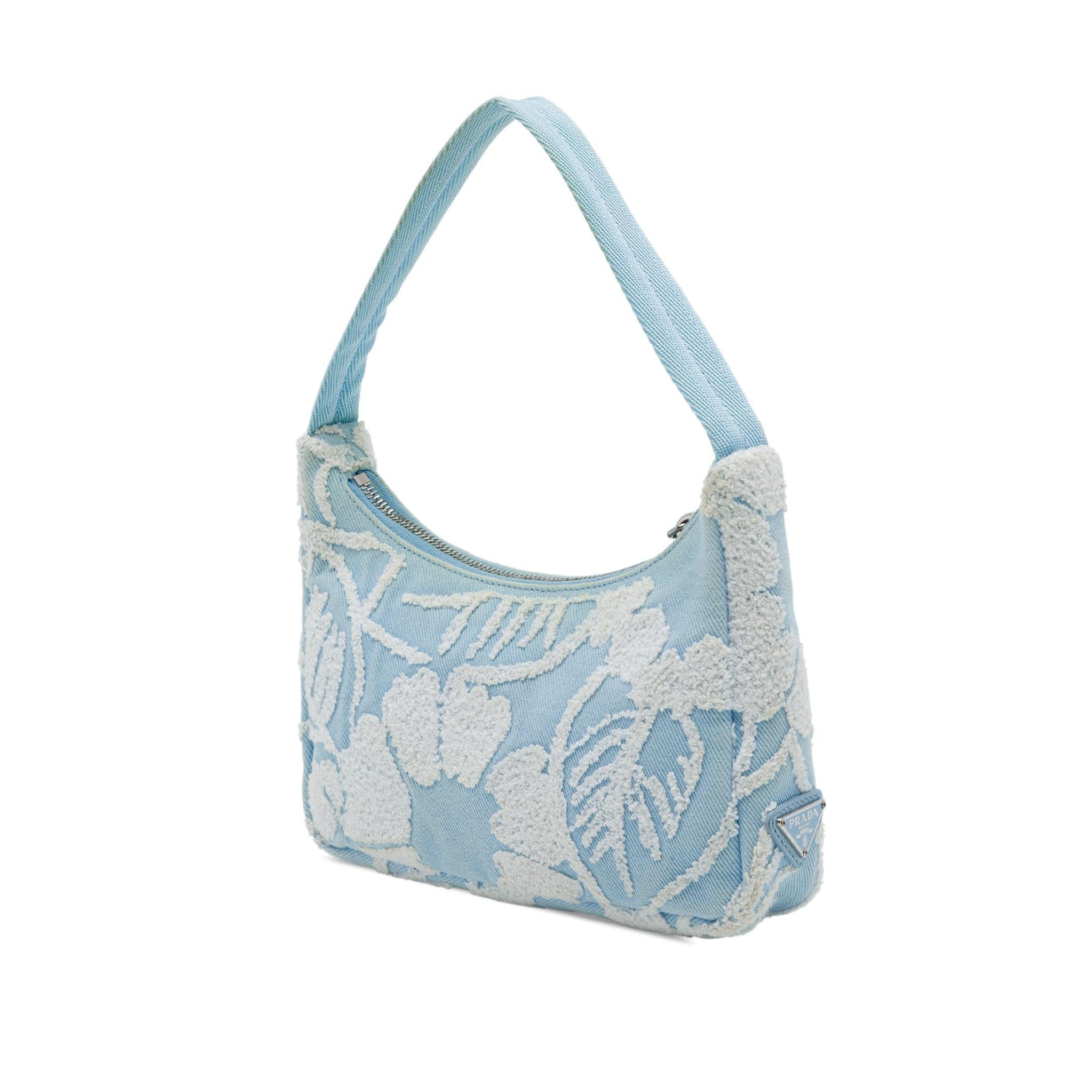 Prada Mini Embroidered Drill Re Edition 2000 Shoulder Bag