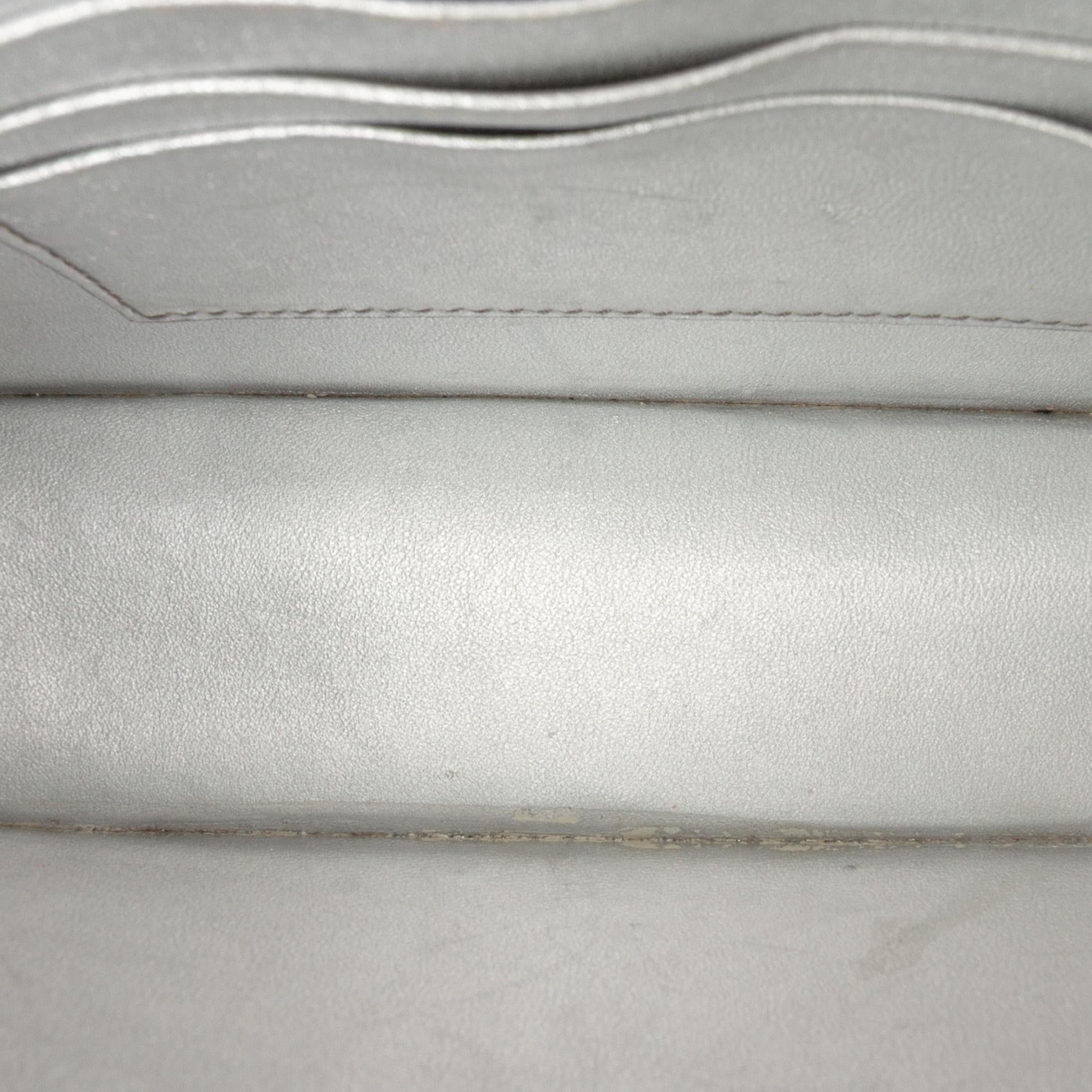 Prada Mini Metallic Spazzolato Tria Shoulder Bag