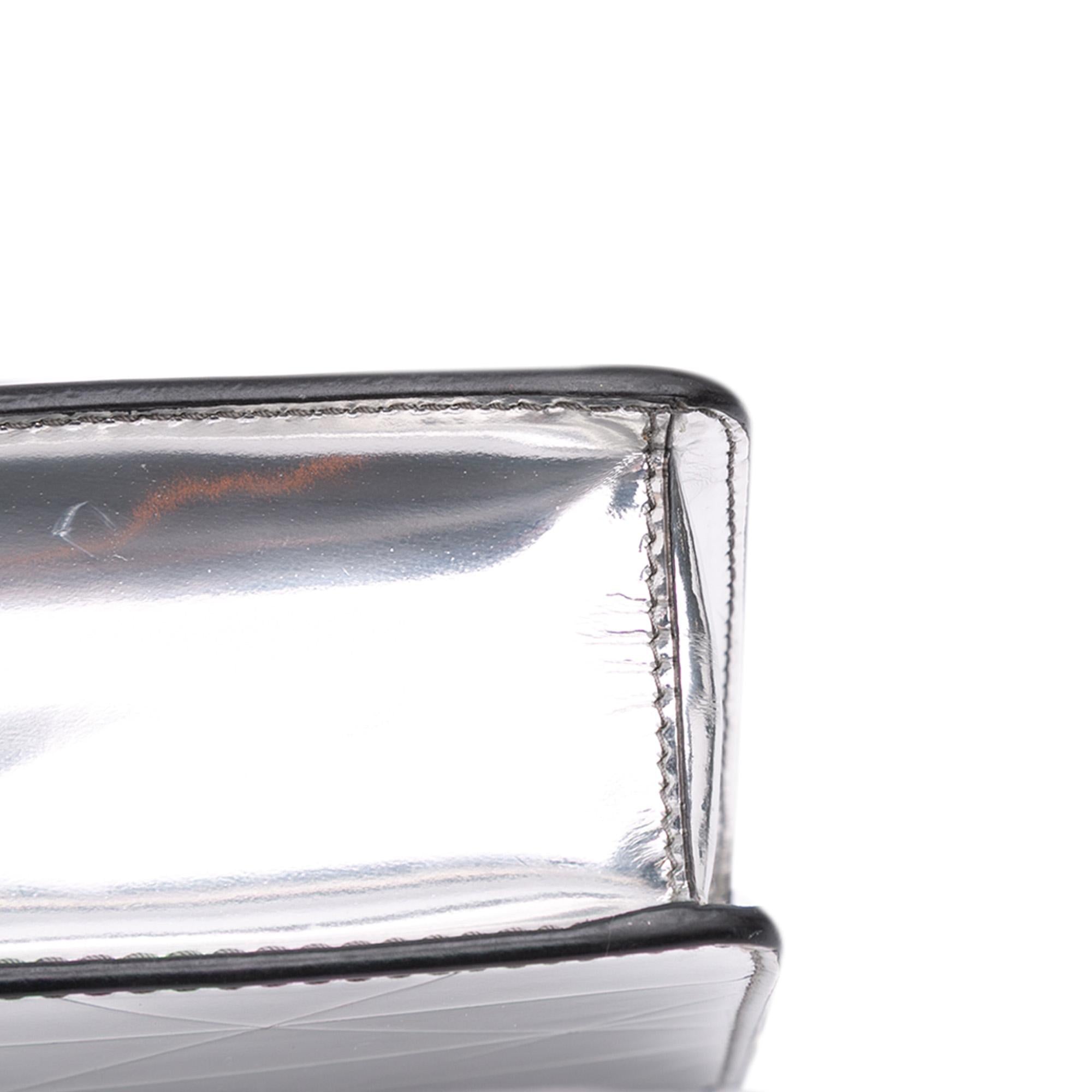 Prada Mini Metallic Spazzolato Tria Shoulder Bag