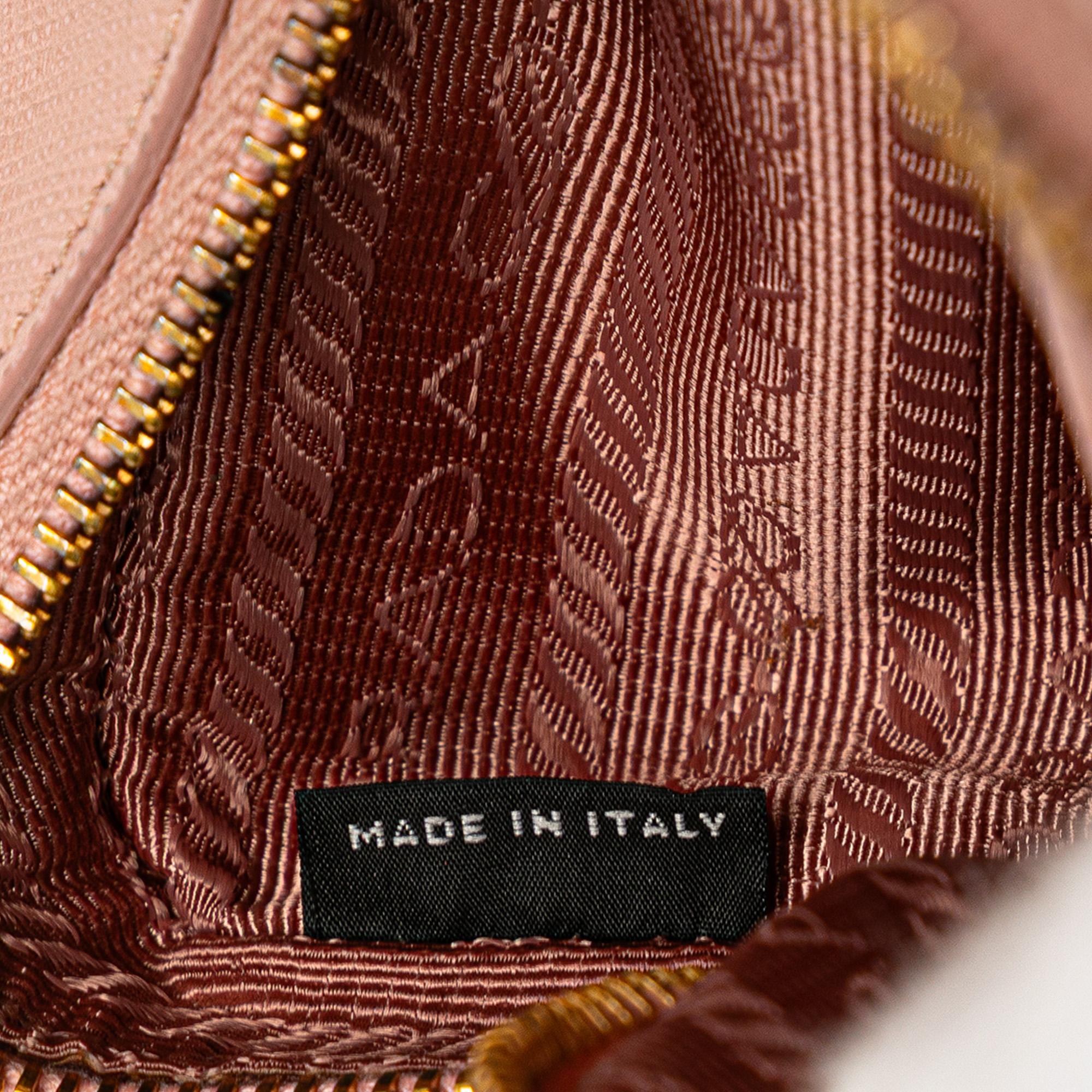 Prada Mini Saffiano Double Zip Crossbody