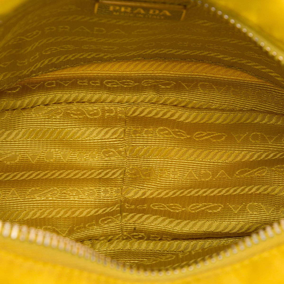 Prada Mini Saffiano Trimmed Tessuto Front Pocket Camera Bag