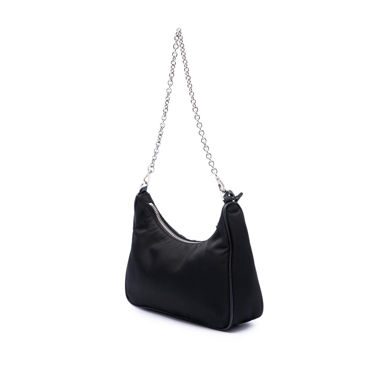 Prada Mini Saffiano Trimmed Tessuto Re Edition 2005 Satchel