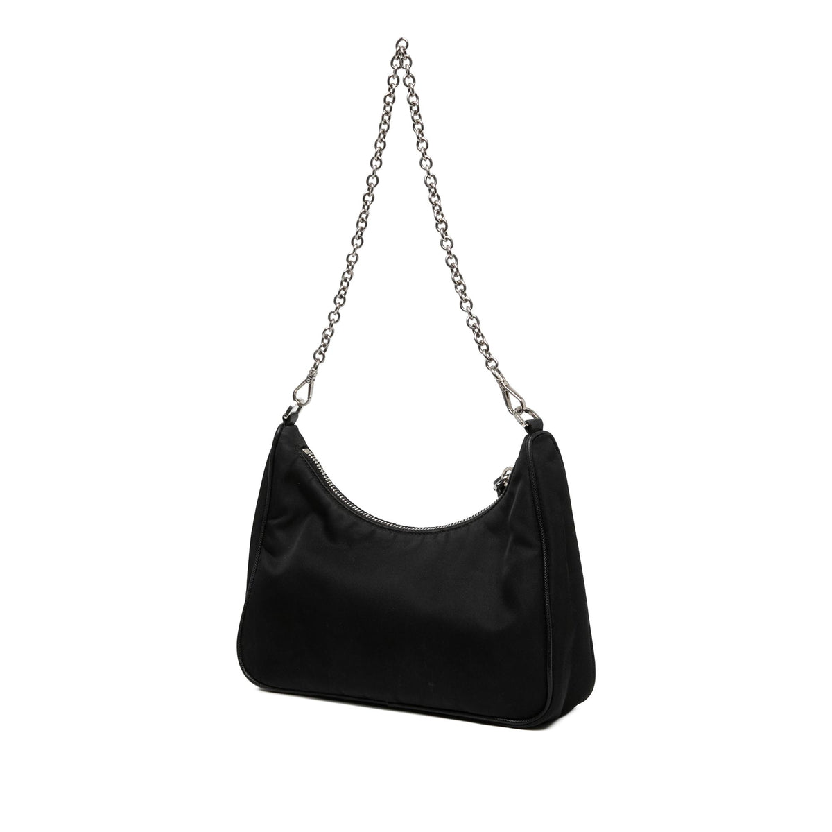Prada Mini Saffiano Trimmed Tessuto Re Edition 2005 Satchel