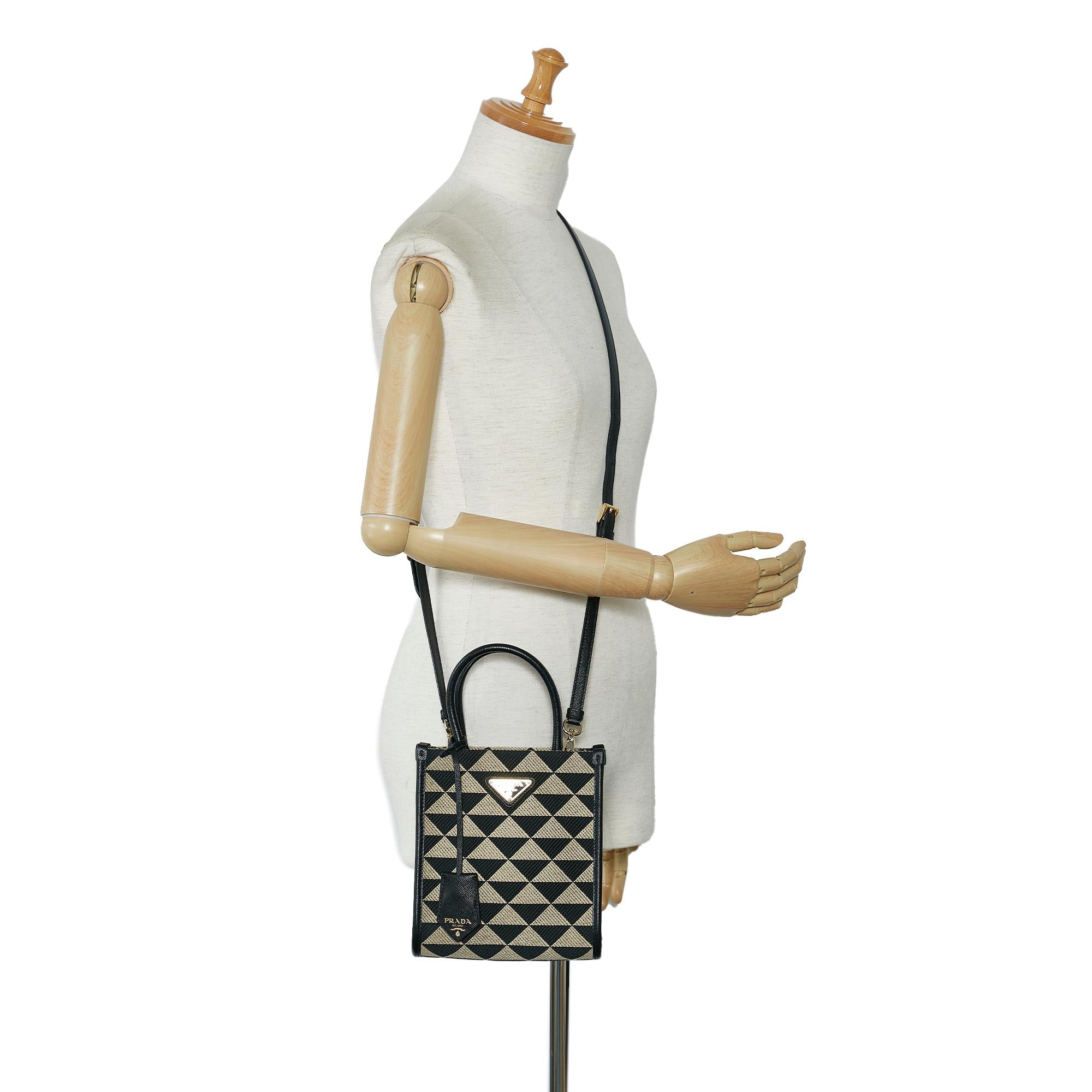 Prada Mini Symbole Triangolo Tote