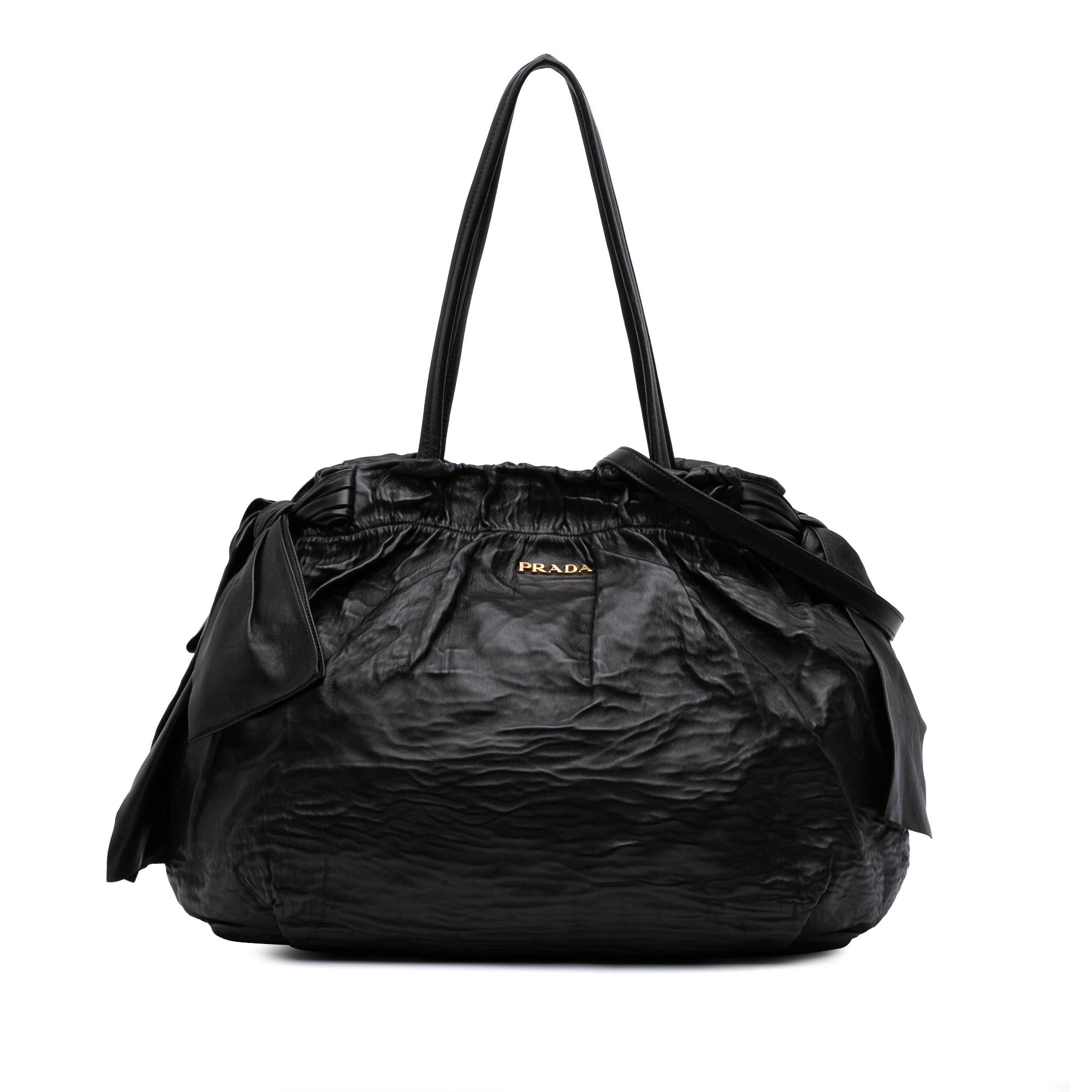 Prada Nappa Antique Bow Satchel