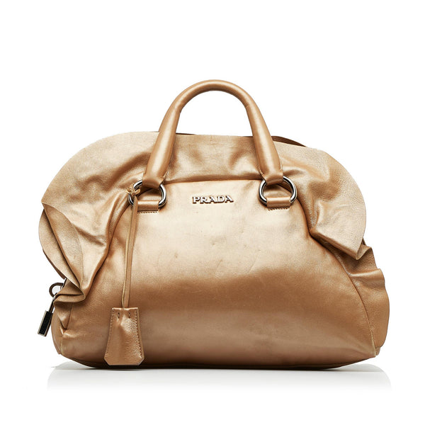 Prada Nappa Bauletto Handbag (SHG-PBNJB9)