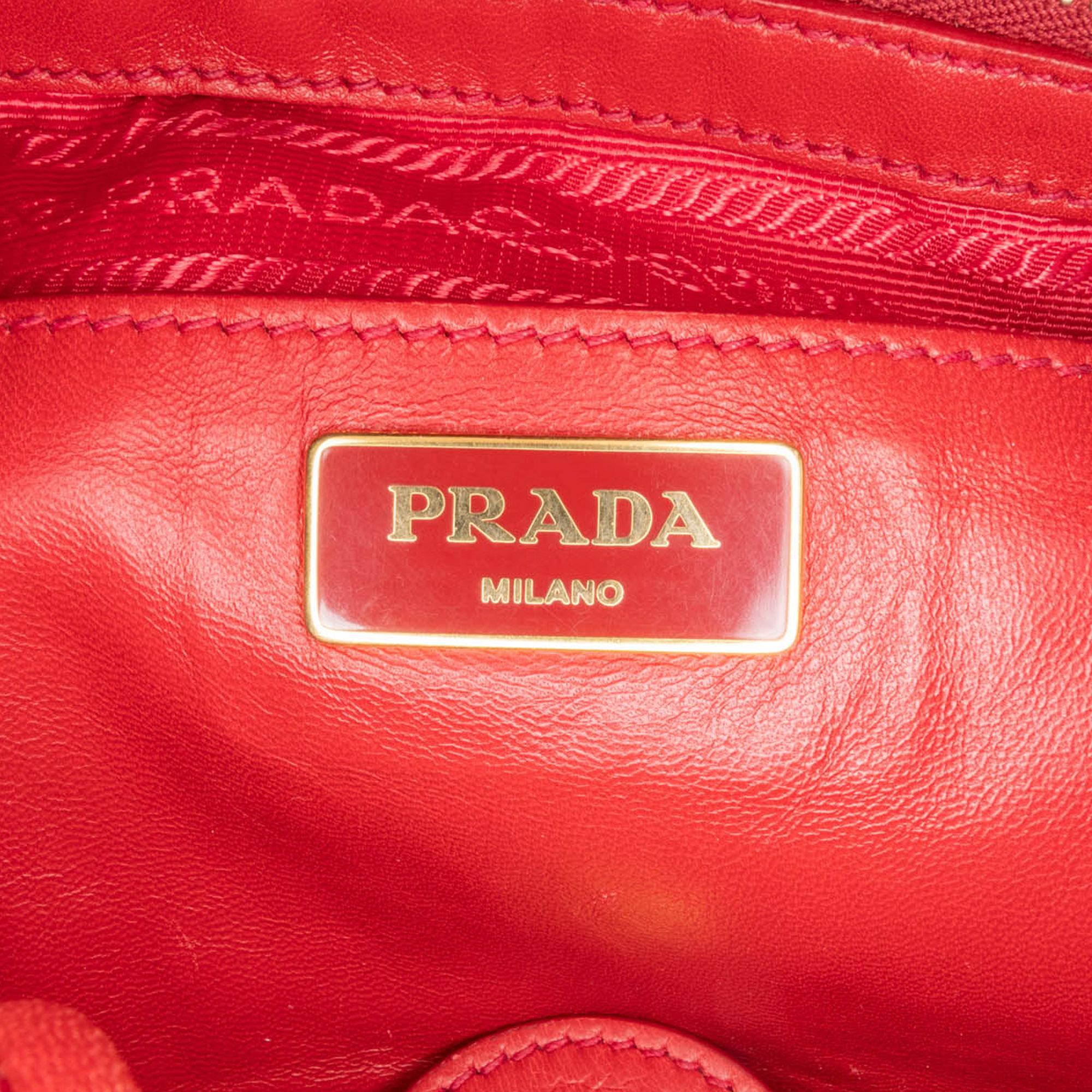 Prada Nappa Bow Satchel