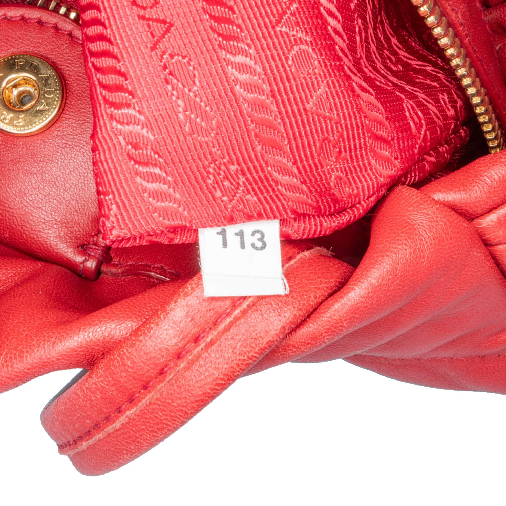 Prada Nappa Bow Satchel