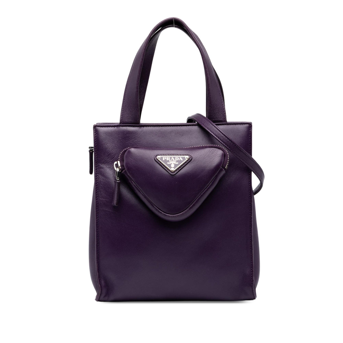 Prada Nappa Front Pocket Satchel