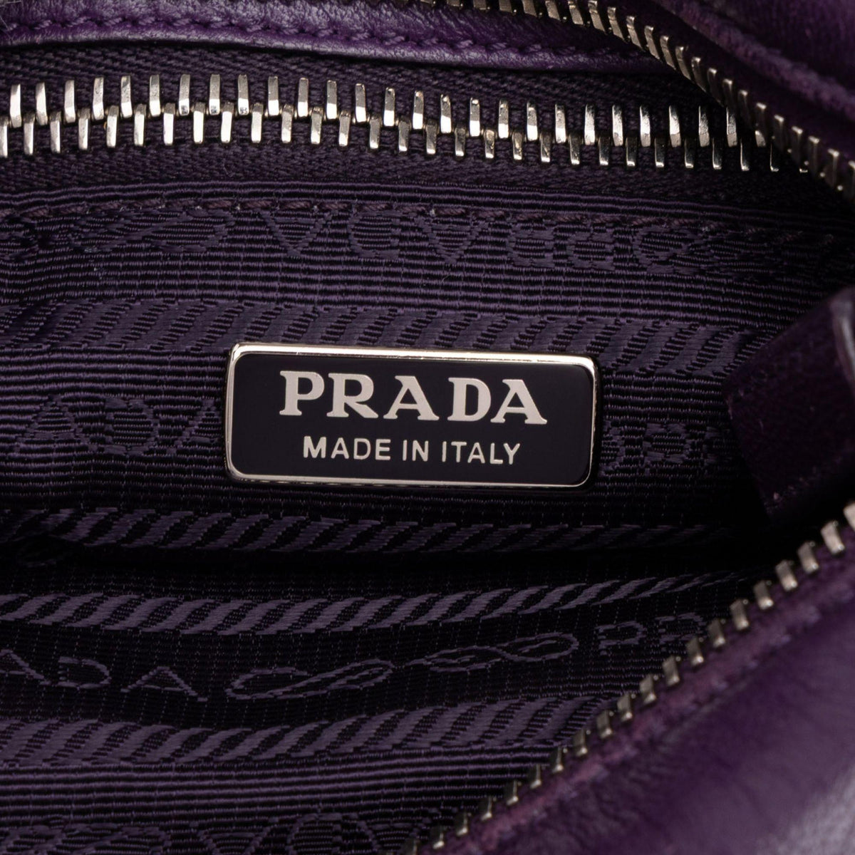 Prada Nappa Front Pocket Satchel