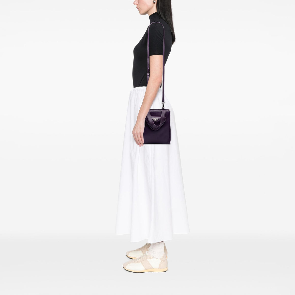 Prada Nappa Front Pocket Satchel