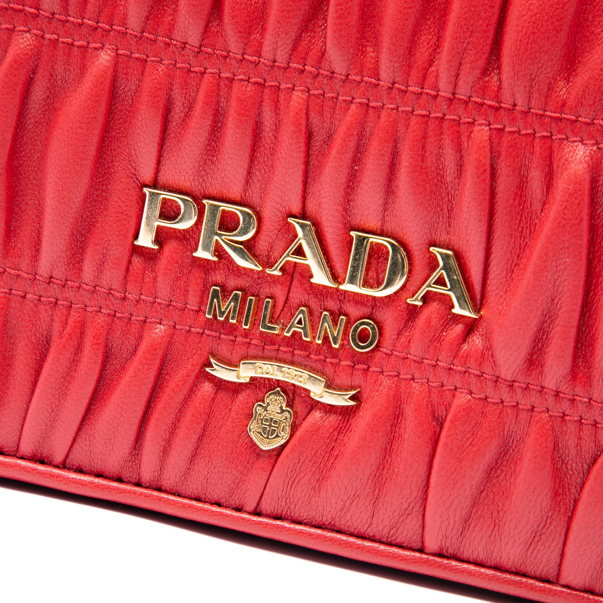 Prada Nappa Gaufre Chain Flap
