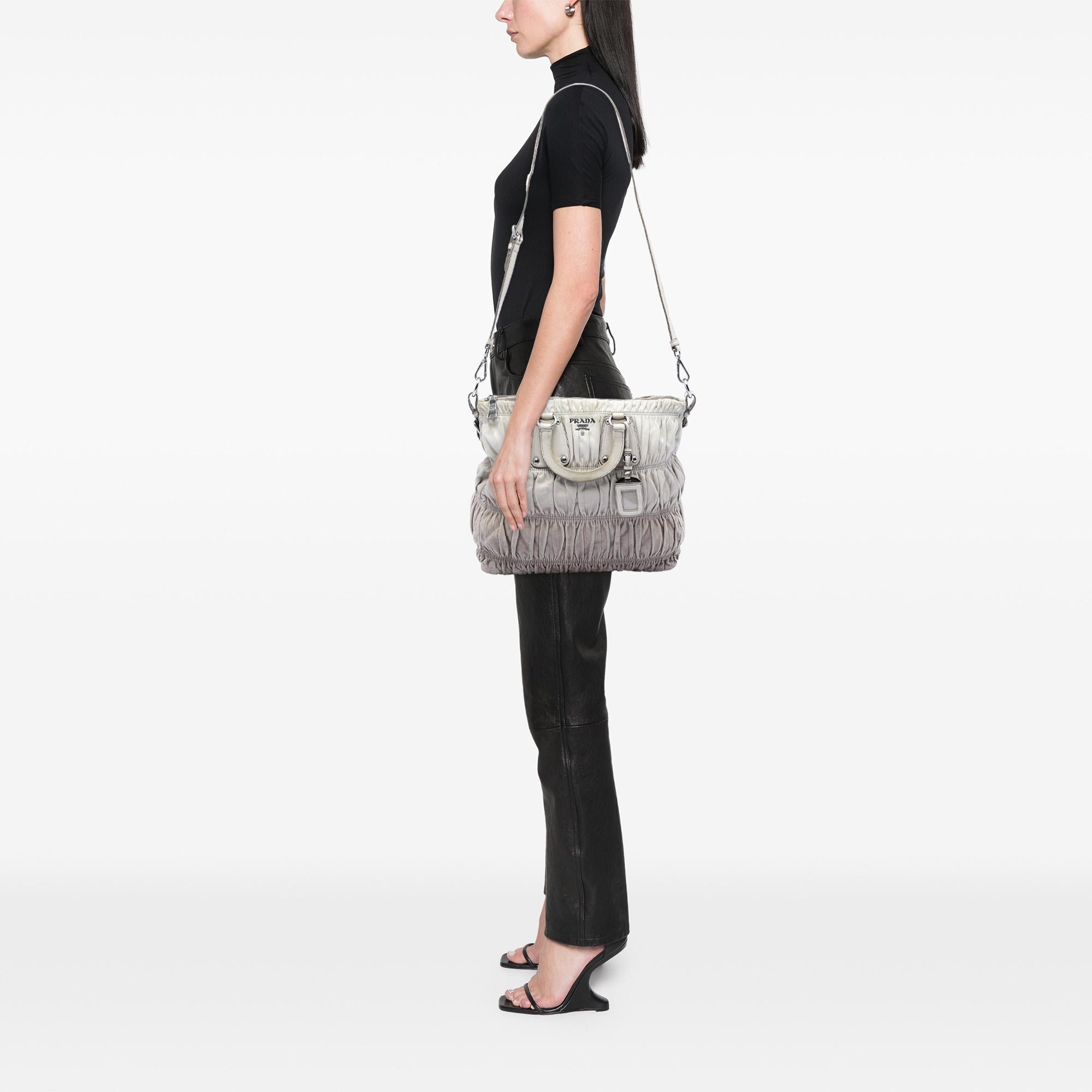 Prada Nappa Gaufre Ombre Satchel