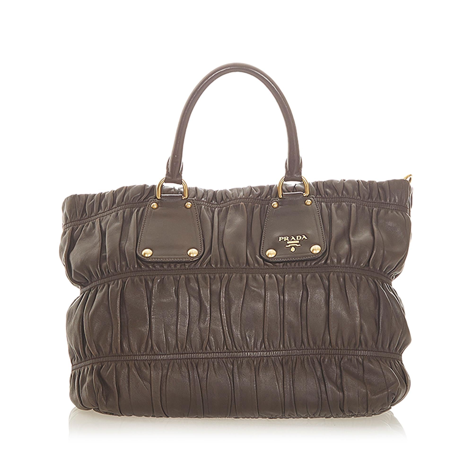 Prada Nappa Gaufre Satchel (SHG-32357)