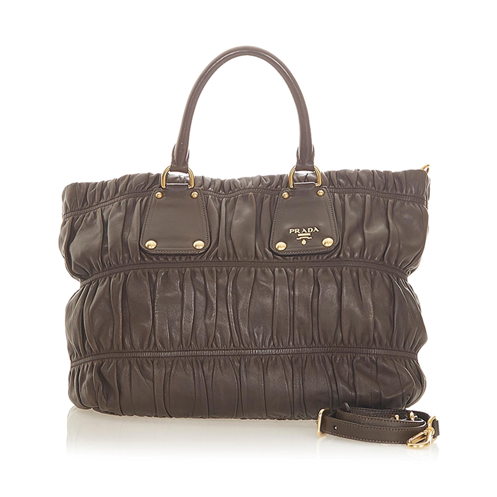 Prada Nappa Gaufre Satchel (SHG-32357)