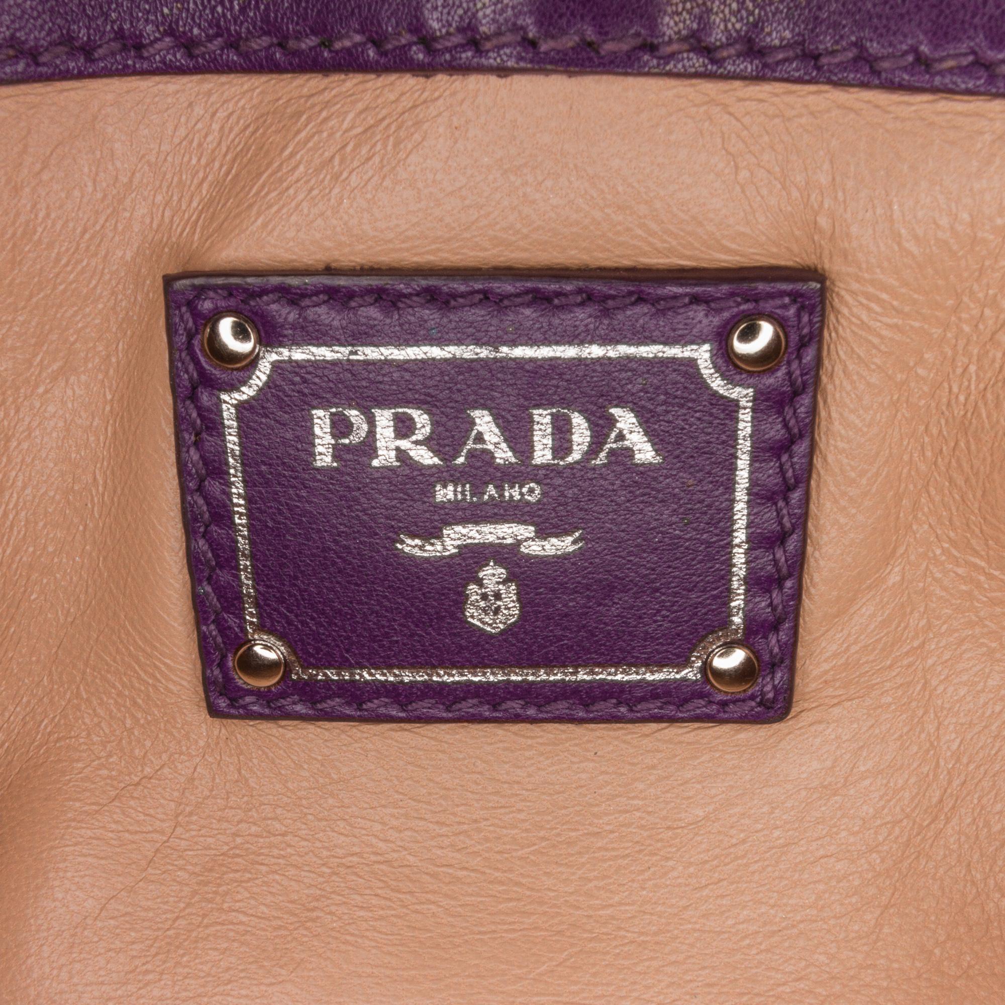 Prada Nappa Gaufre Sound Lock Crossbody Bag (SHG-GrlPP0)