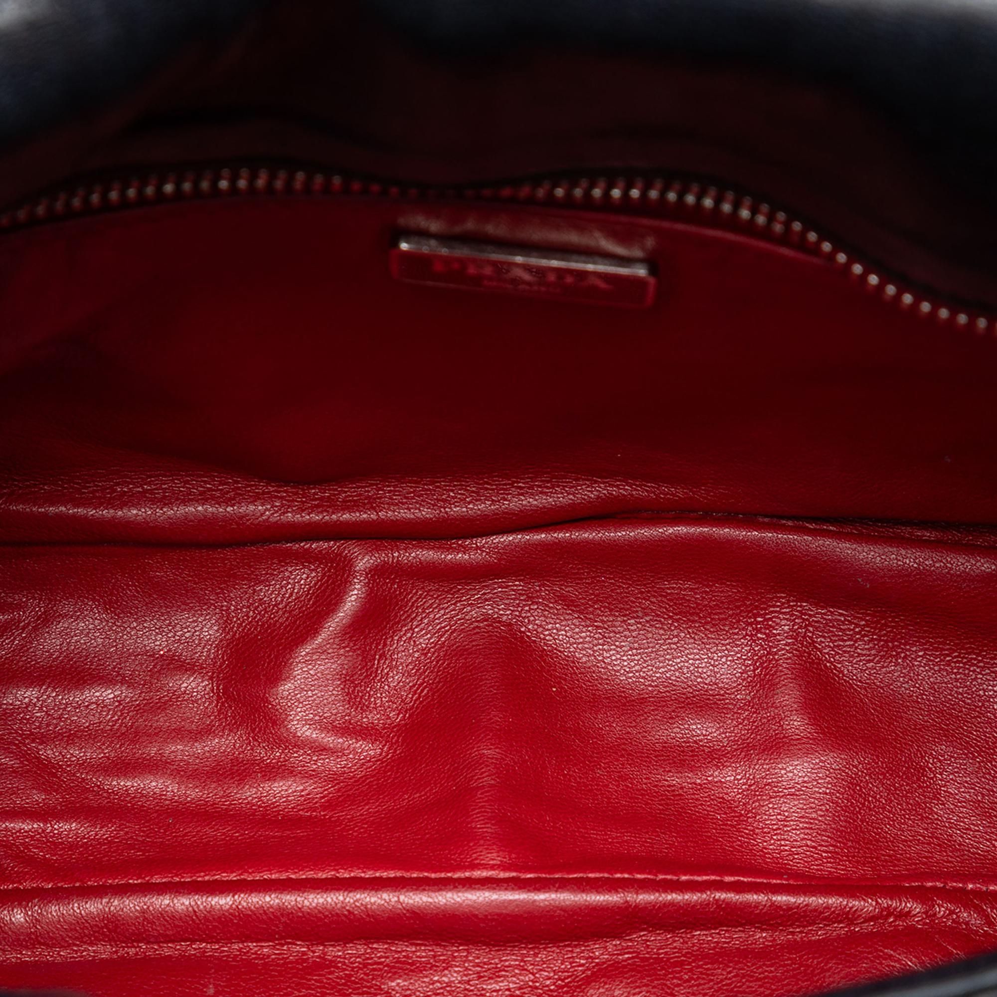 Prada Nappa Gaufre Sound Lock Shoulder Bag