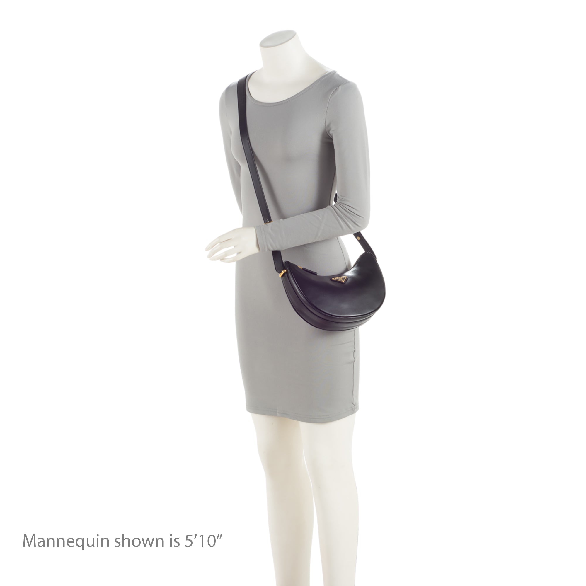 Prada Nappa Leather Arque Shoulder Bag (SHF-7Ggvwt)