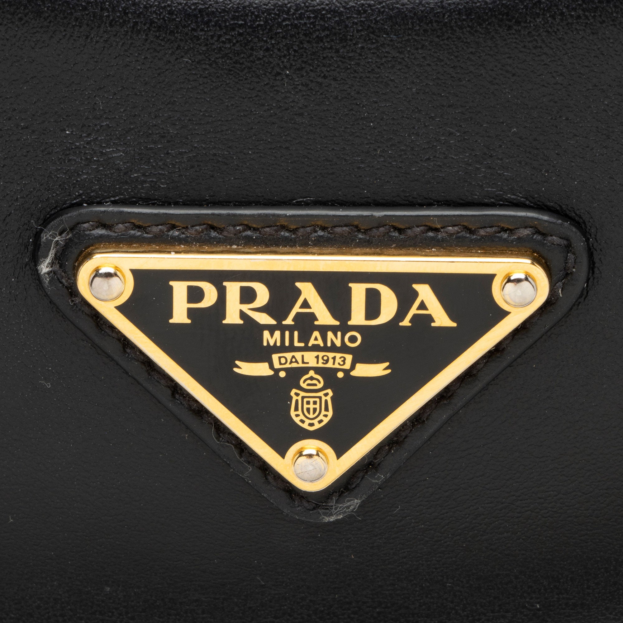 Prada Nappa Leather Arque Shoulder Bag
