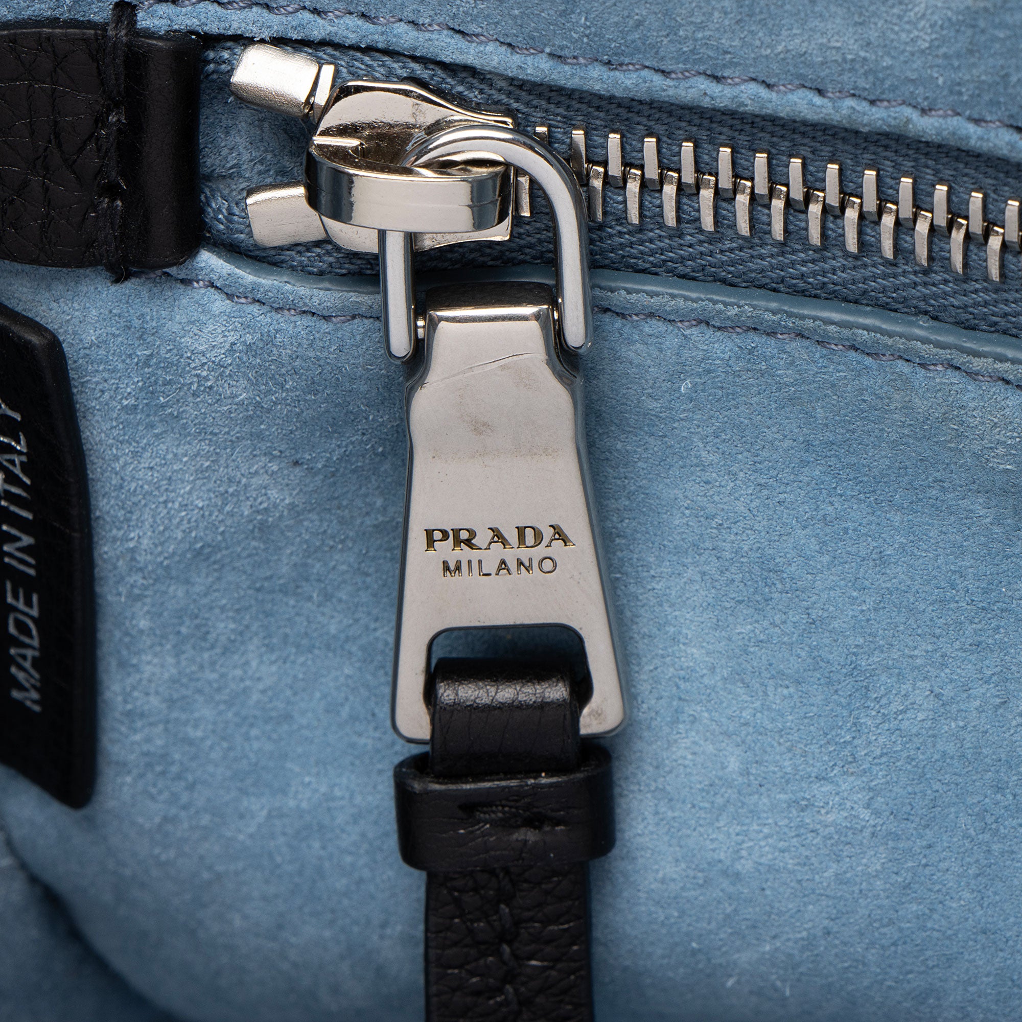 Prada Ombre Glace Calf Etiquette Flap Messenger