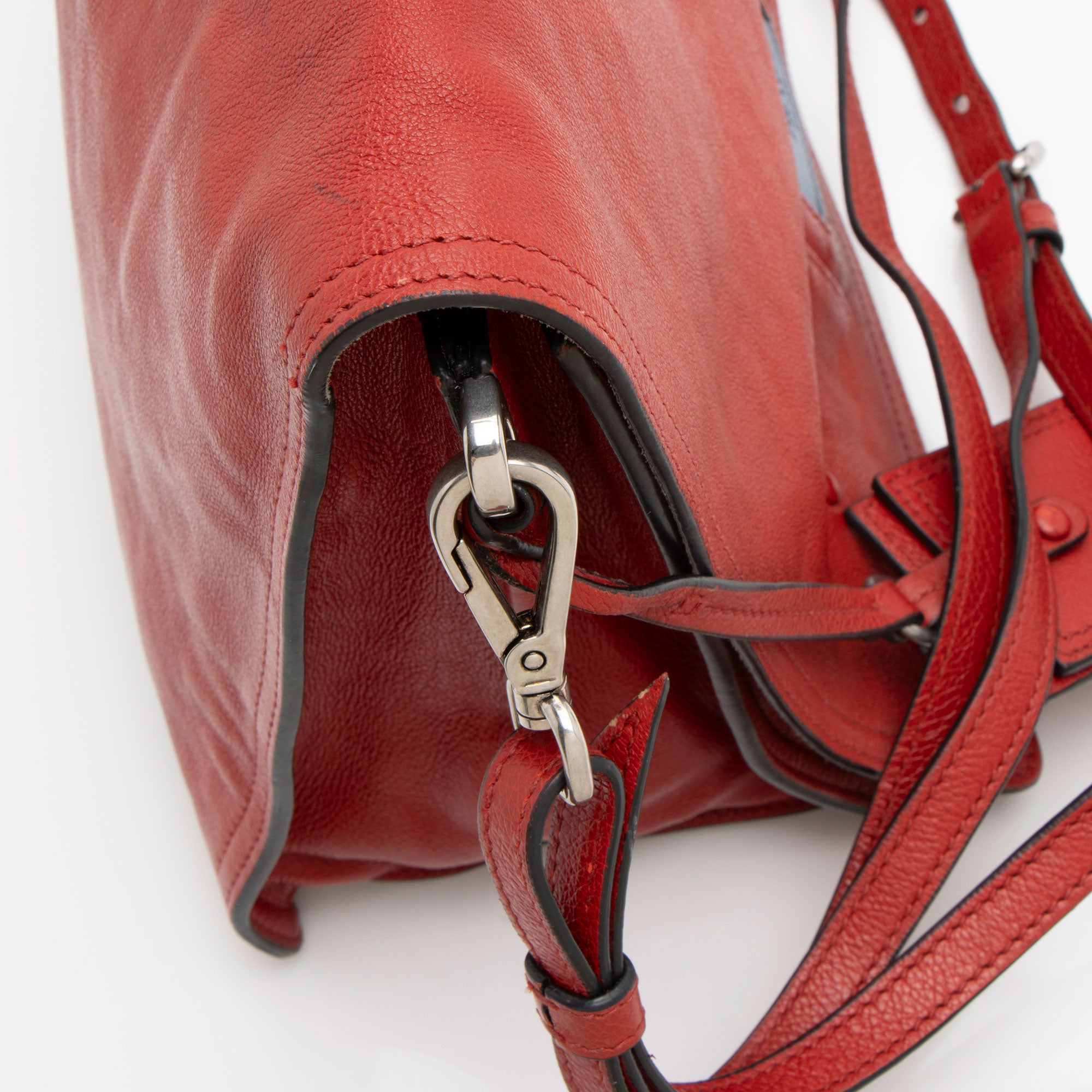 Prada Ombre Glace Calf Etiquette Flap Messenger