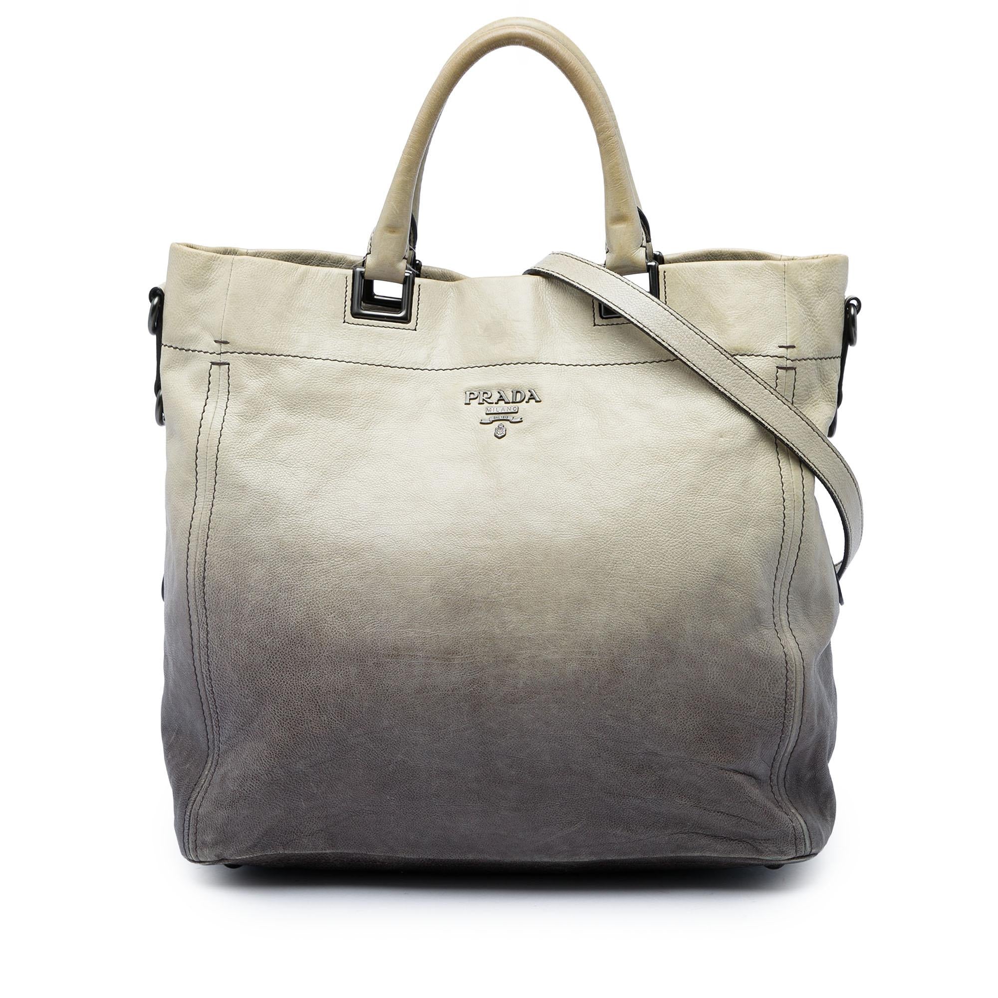 Prada Ombre Glace Calf Tote