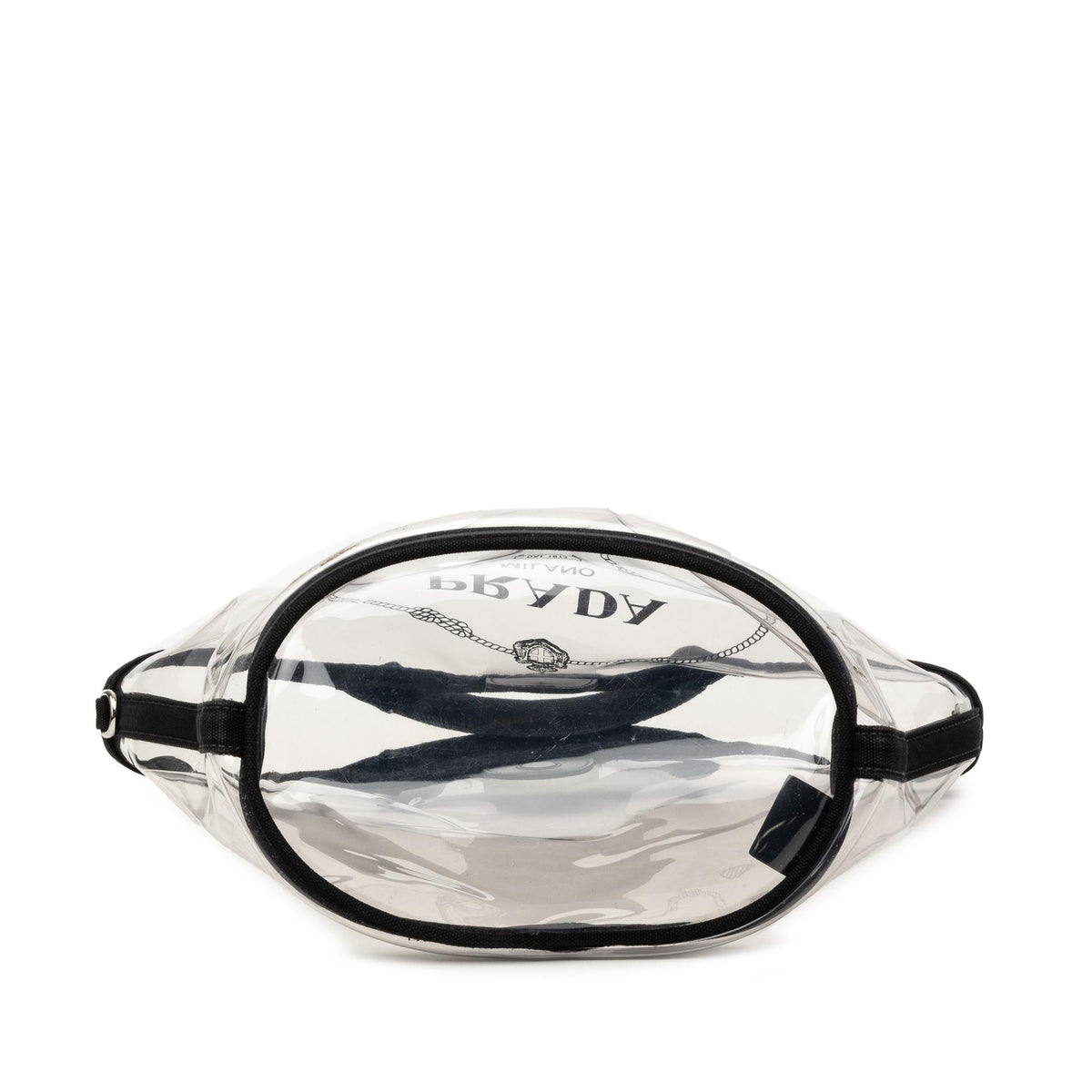 Prada PVC Canapa Logo Tote