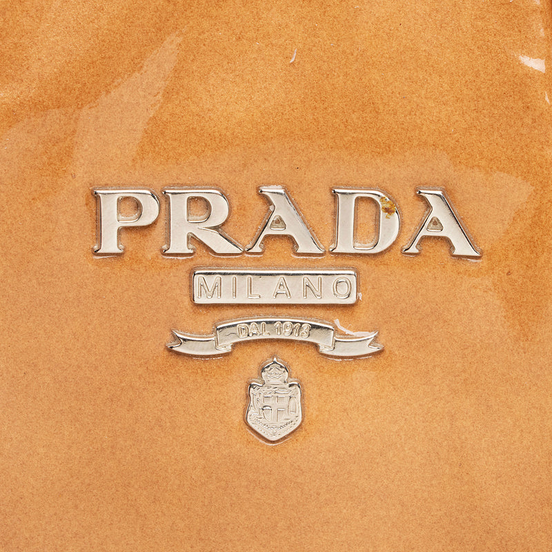 Prada Patent Leather Ombre Dome Satchel (SHF-alsIpx)