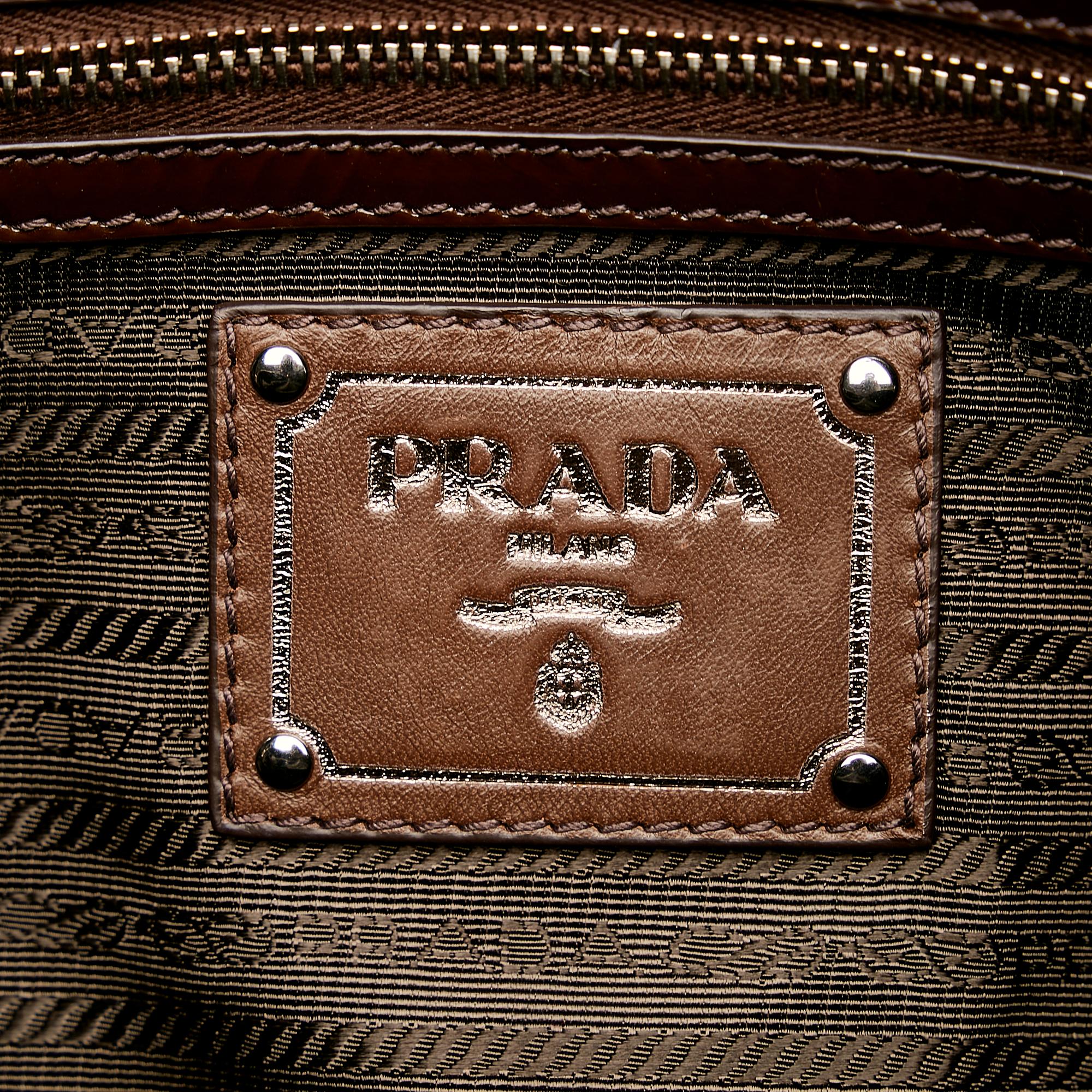 Prada Patent Leather Satchel (SHG-37314)