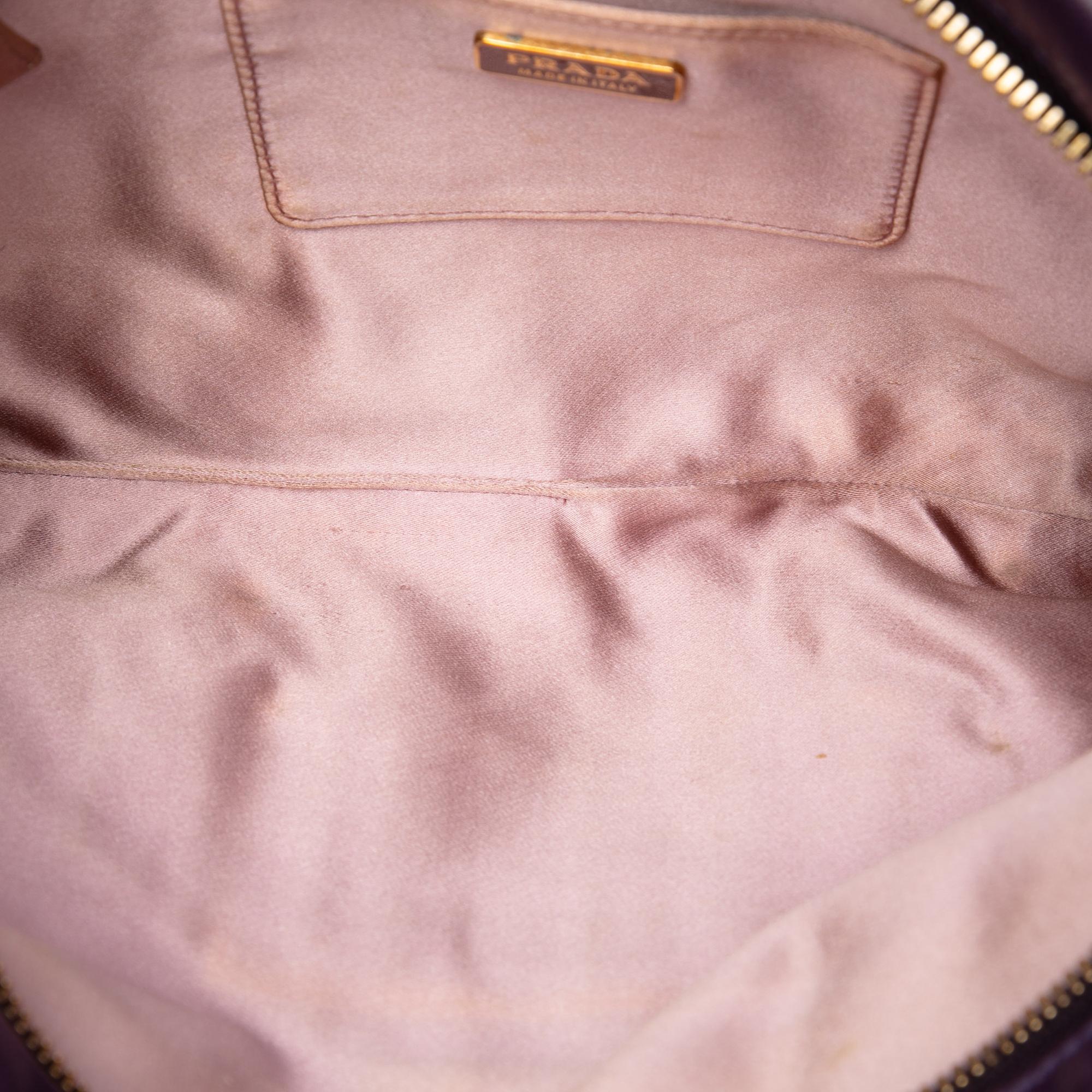 Prada Pleated Nappa Clutch