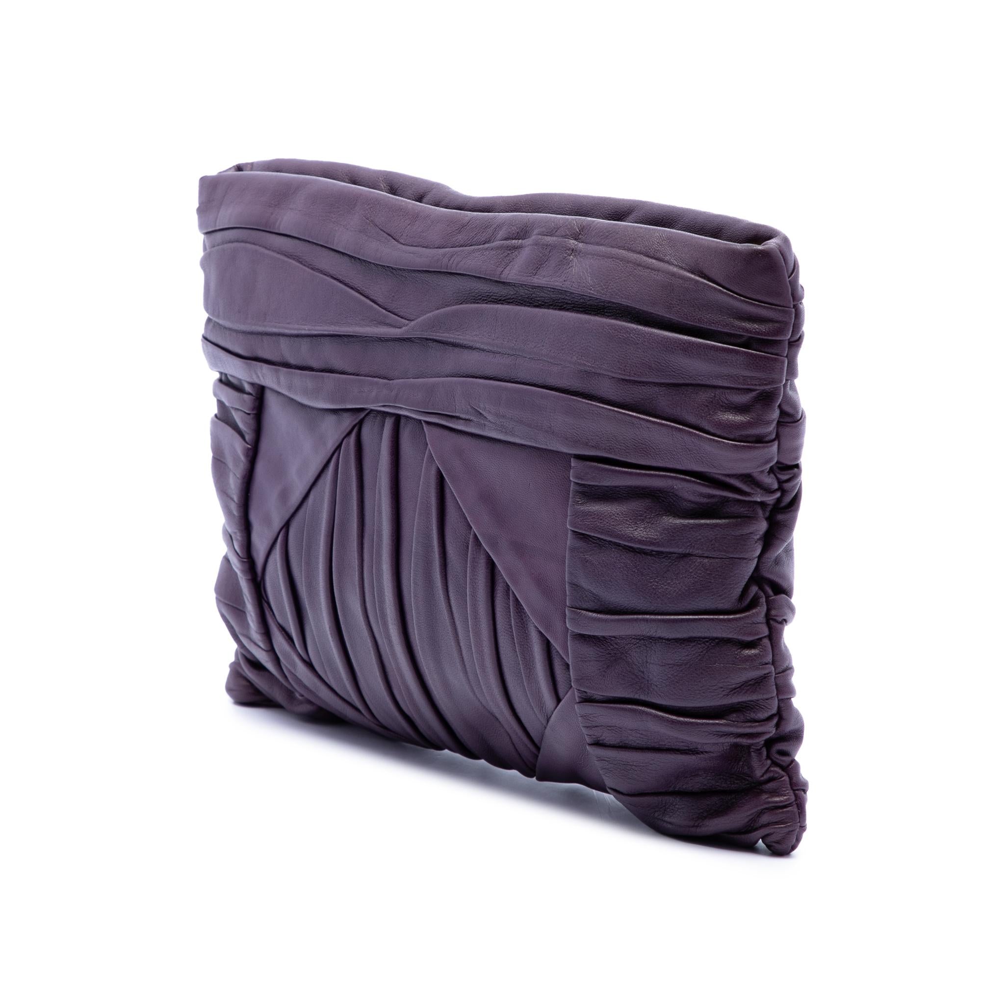 Prada Pleated Nappa Clutch