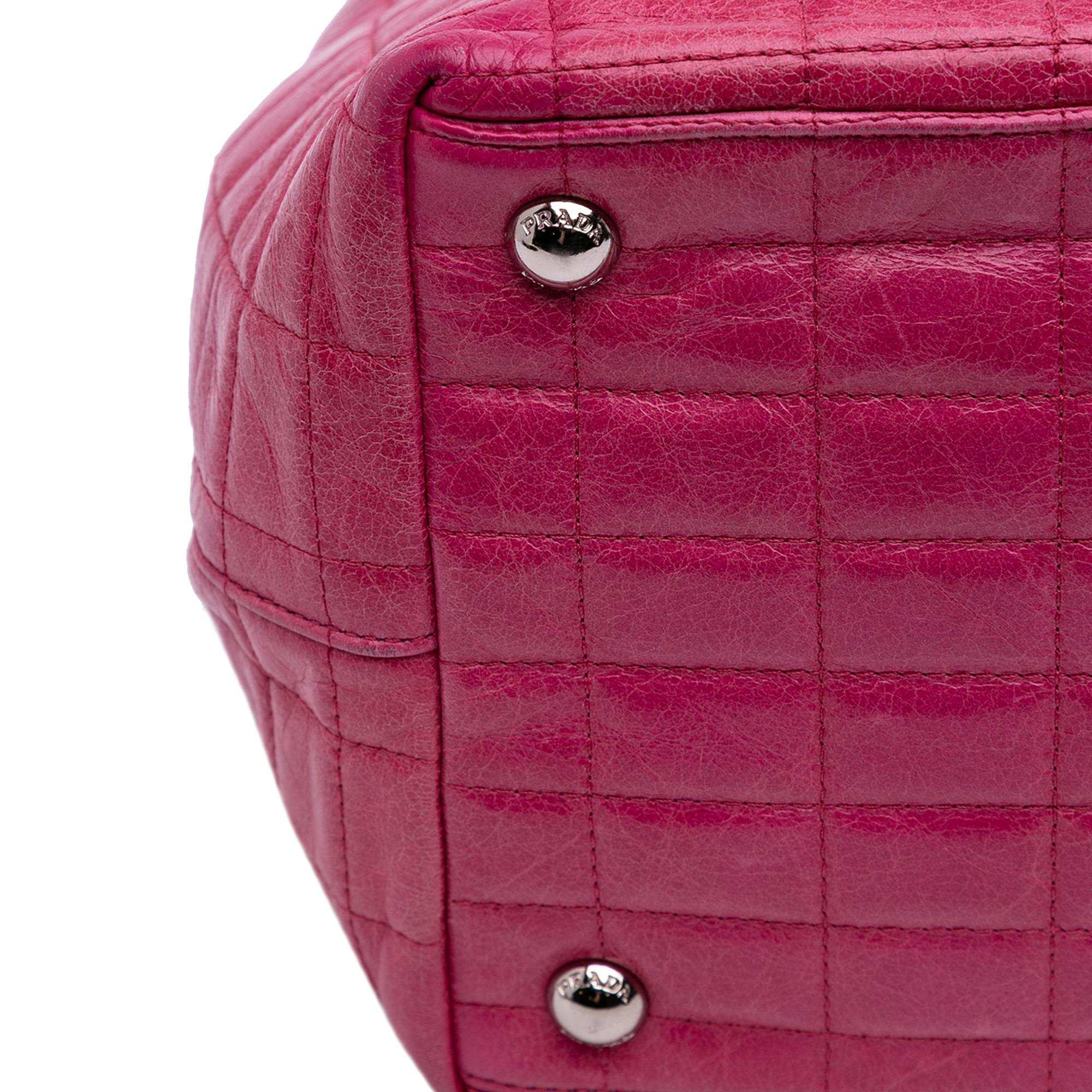 Prada Quilted Nappa Satchel