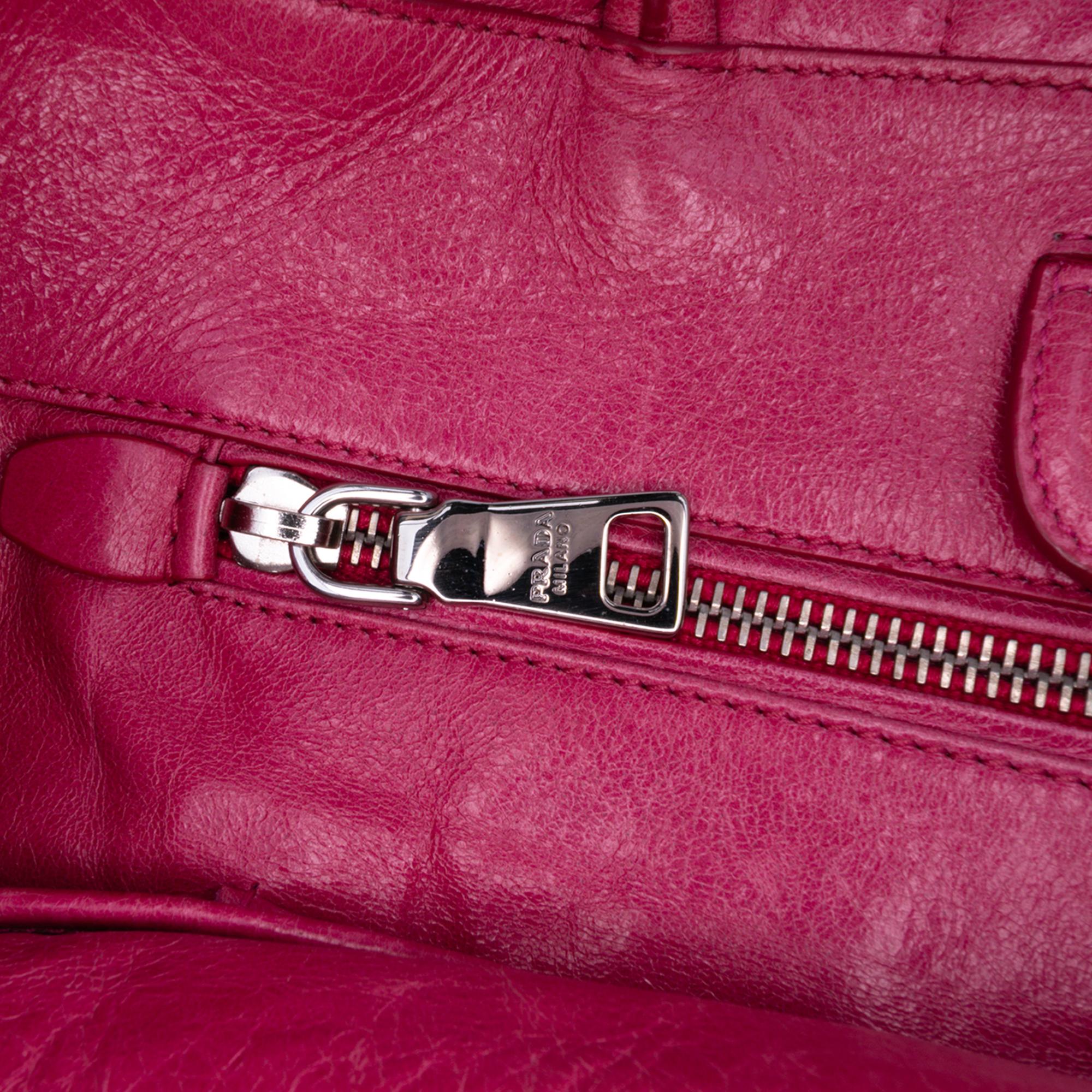Prada Quilted Nappa Satchel
